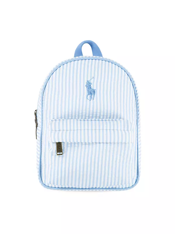 Shop Polo Ralph Lauren Girl's Mini Seersucker Backpack | Saks