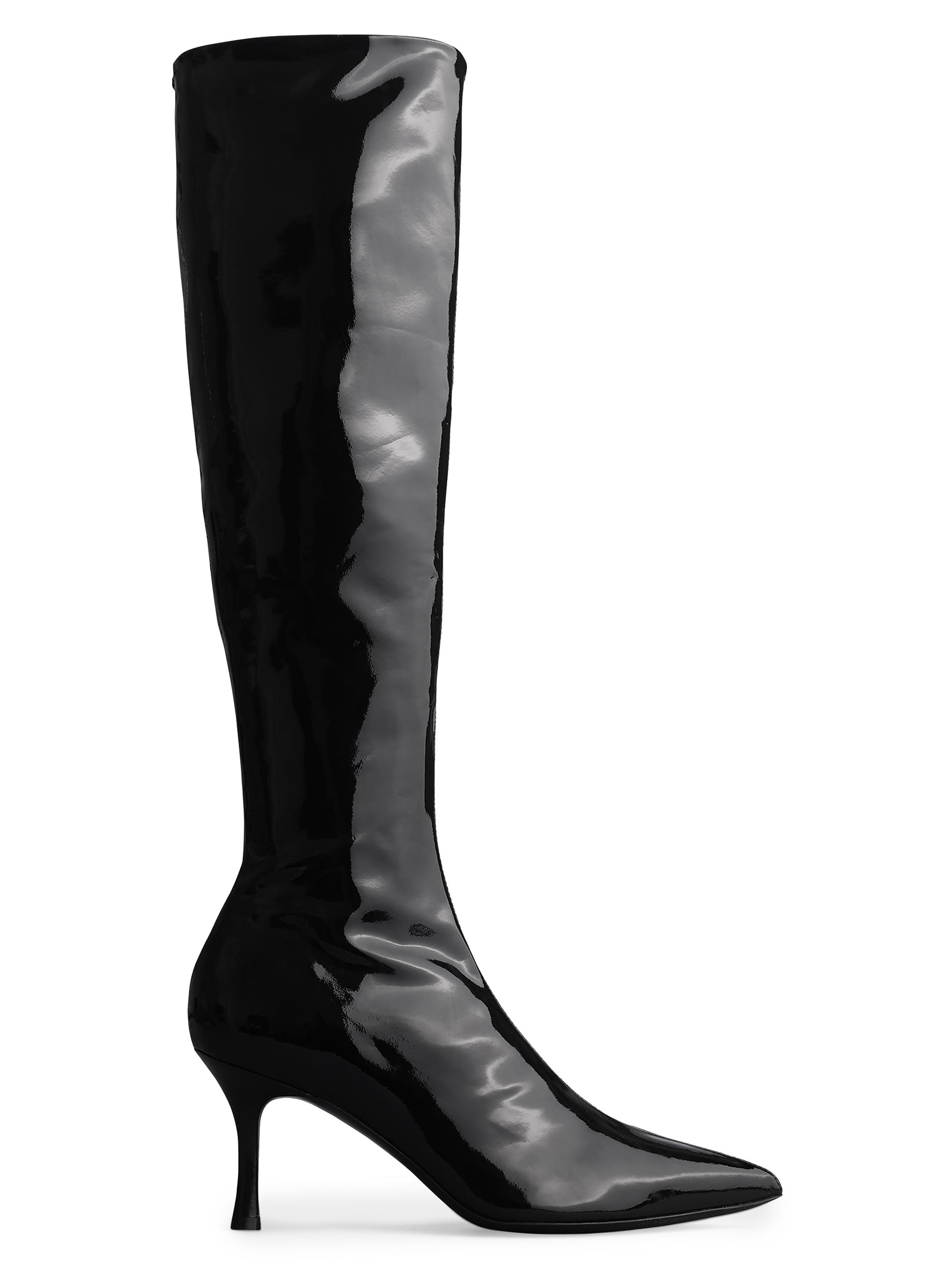 rag & bone Women's Brea Knee-High Patent Boots - Black