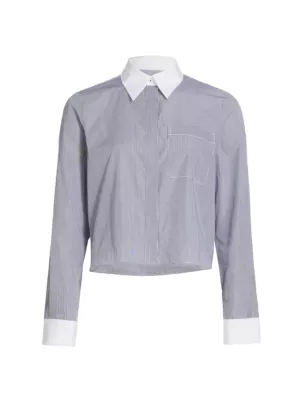 TWP plain button-up shirt - White