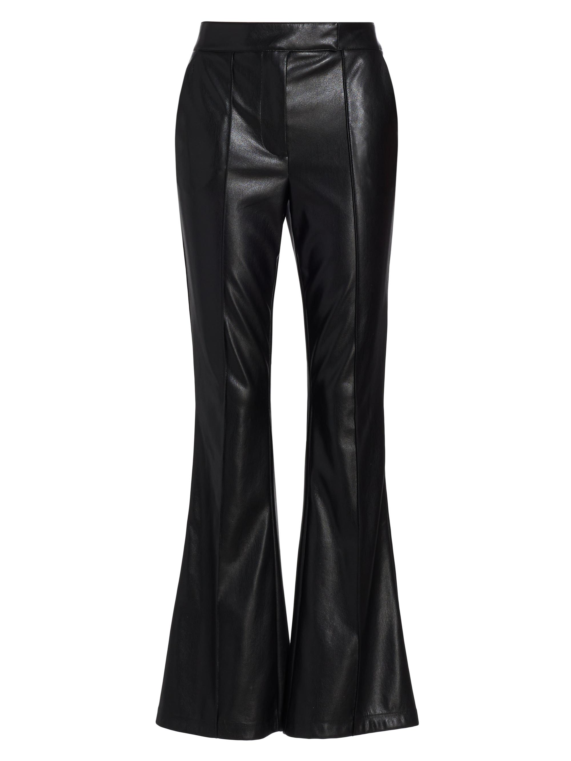 Generation Love Women's Rio Vegan Leather Flared Pants - Black