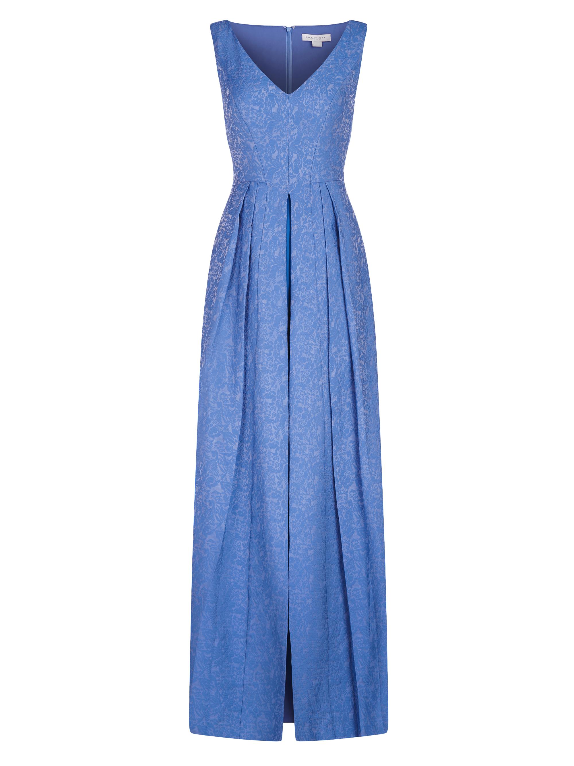 Kay Unger Women's Collette Walk-Thru Jumpsuit - Peacock