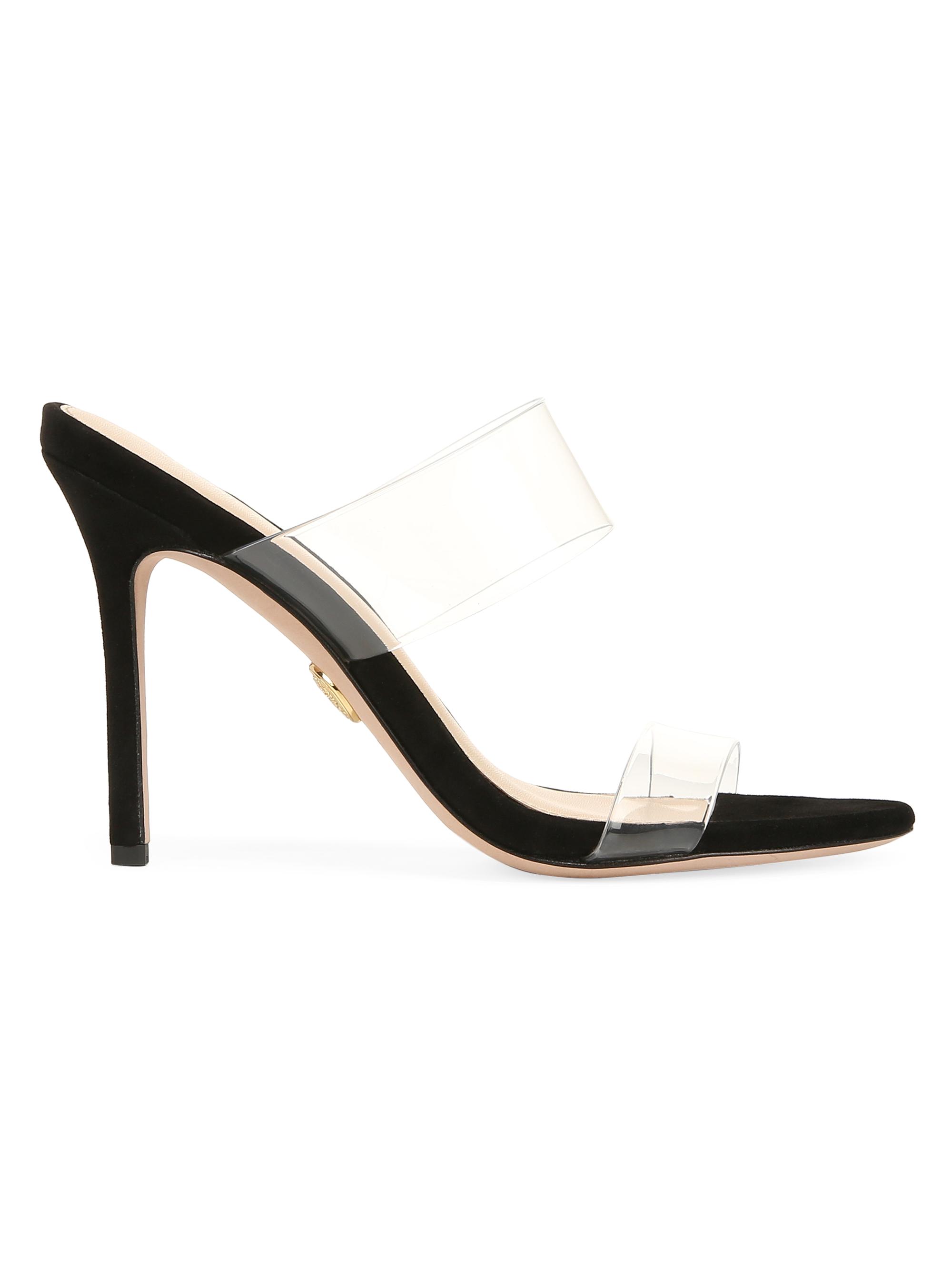 Veronica Beard Women's Asha Transparent Mules - Ecru