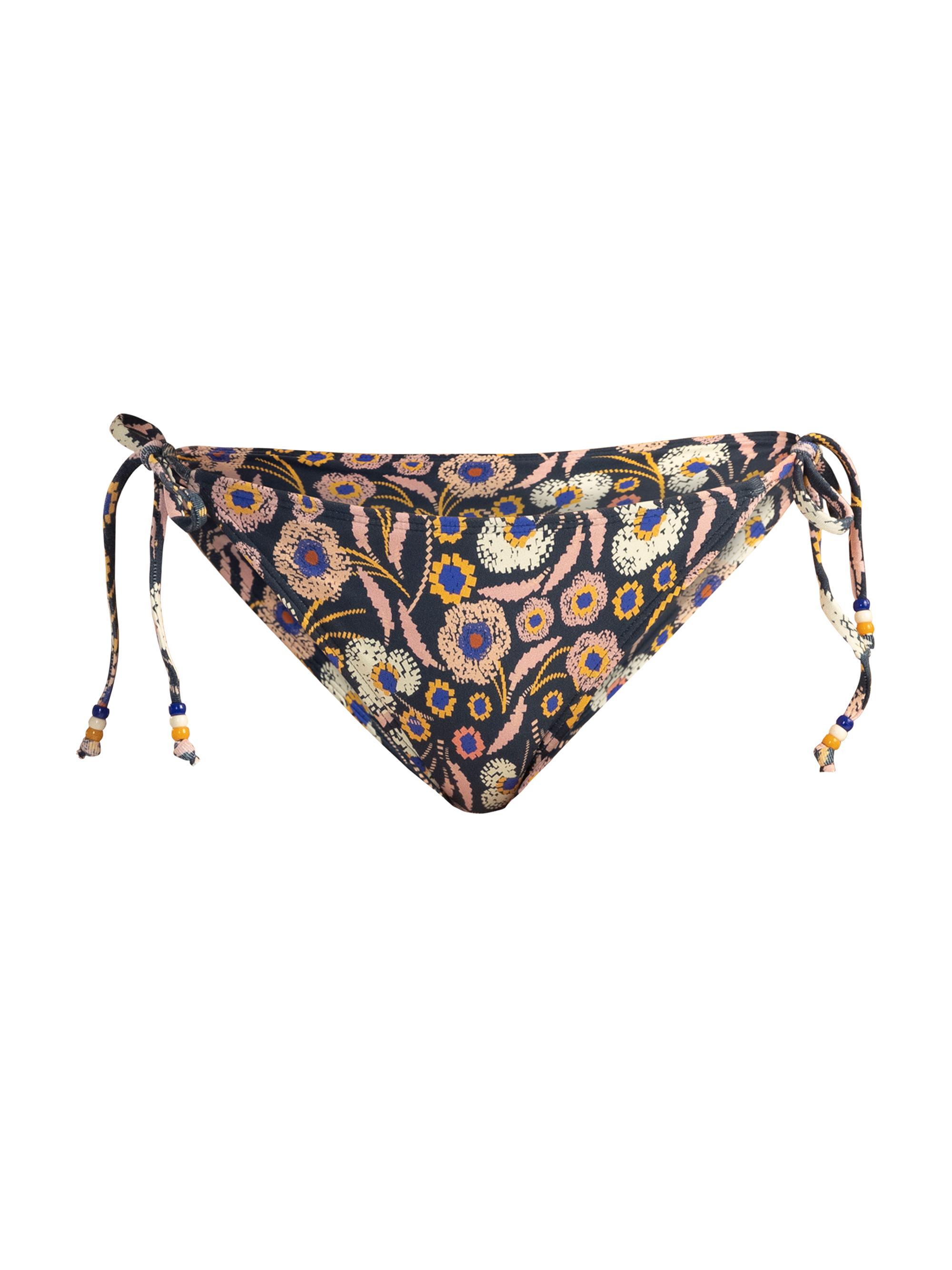 Shoshanna Women's Floral String Bikini Bottom - Marine Multi
