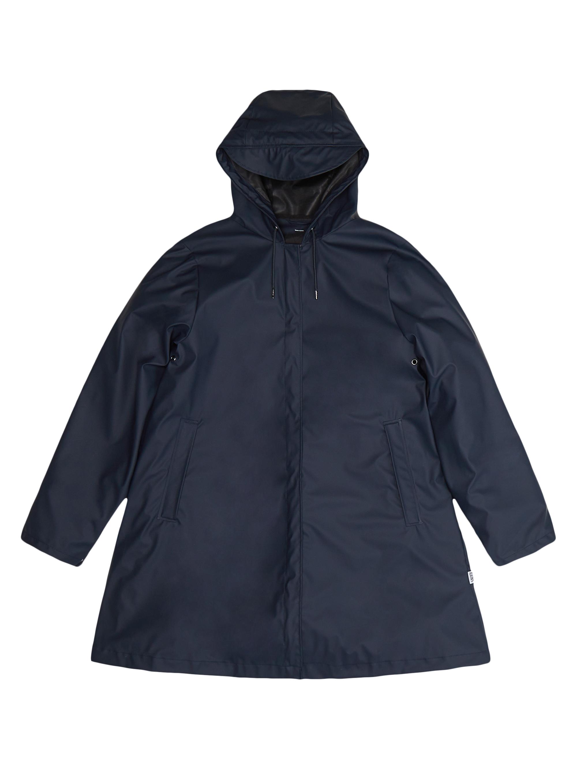 Rains Women's A-Line W Jacket - Navy