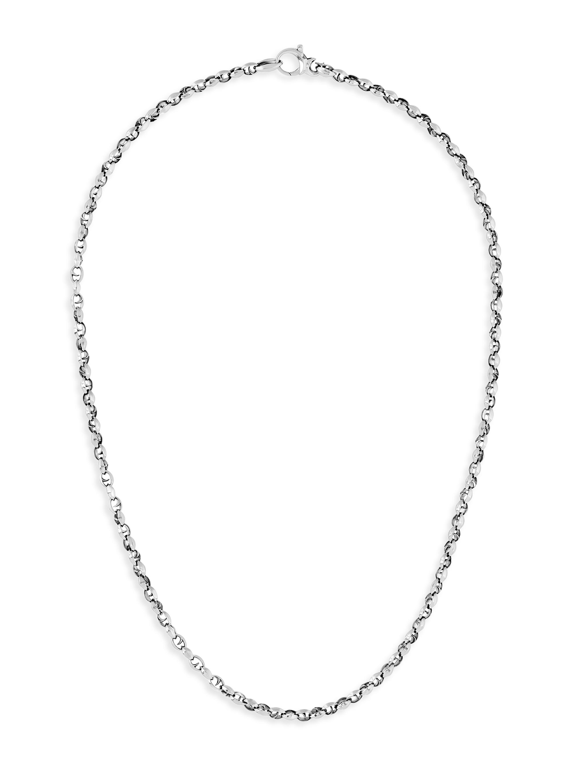 Stephen Webster Men's Classic Medium Link Sterling Silver Necklace - Silver