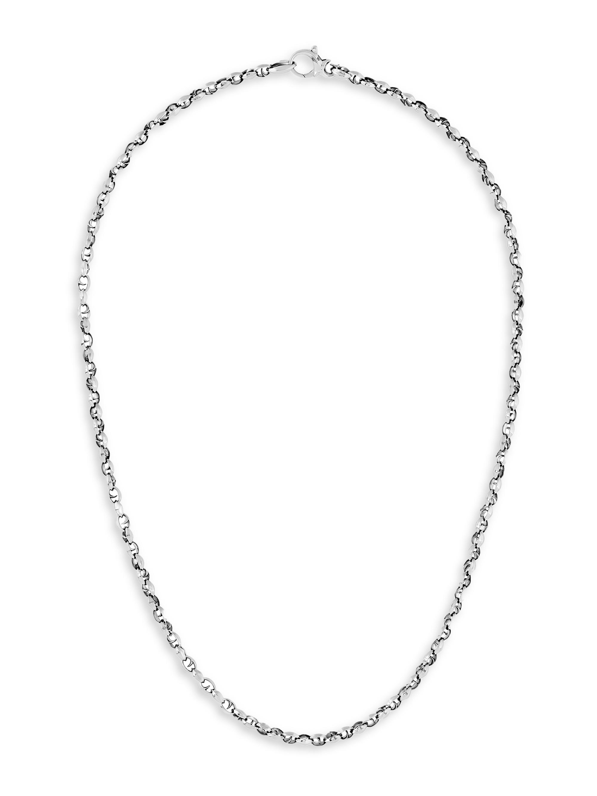 Stephen Webster Men's Classic Medium Link Sterling Silver Necklace - Silver