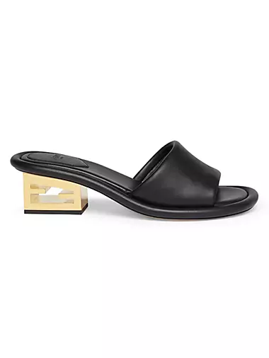 Baguette 60MM Leather Mules