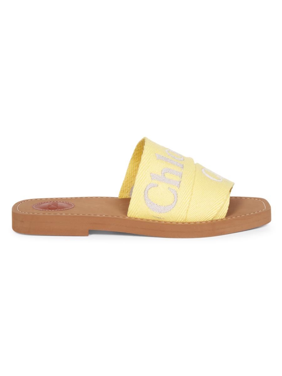 Chloé Woody Logo Slide Sandals | Saks Fifth Avenue