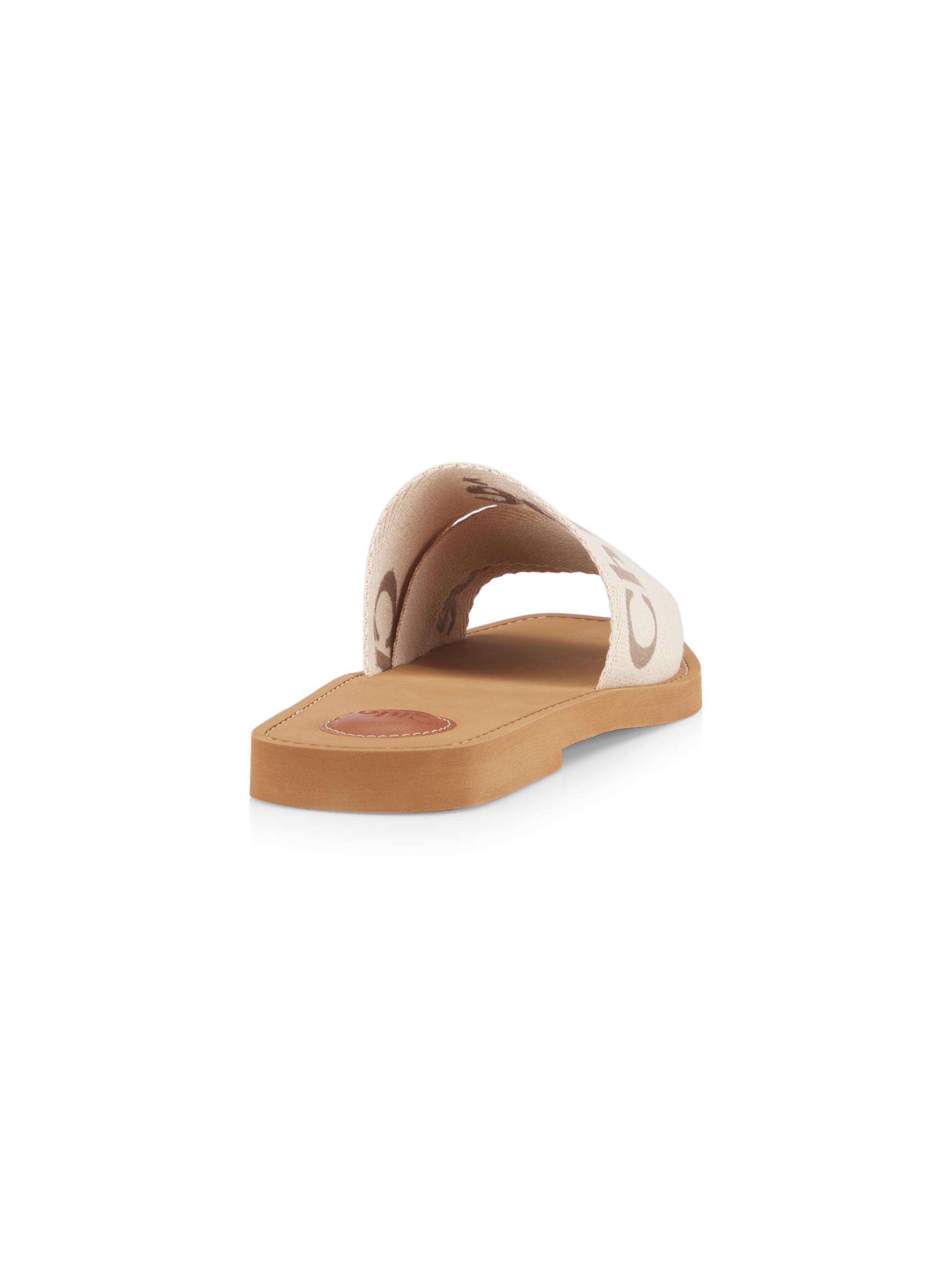 Chloé Woody Logo Slide Sandals | Saks Fifth Avenue