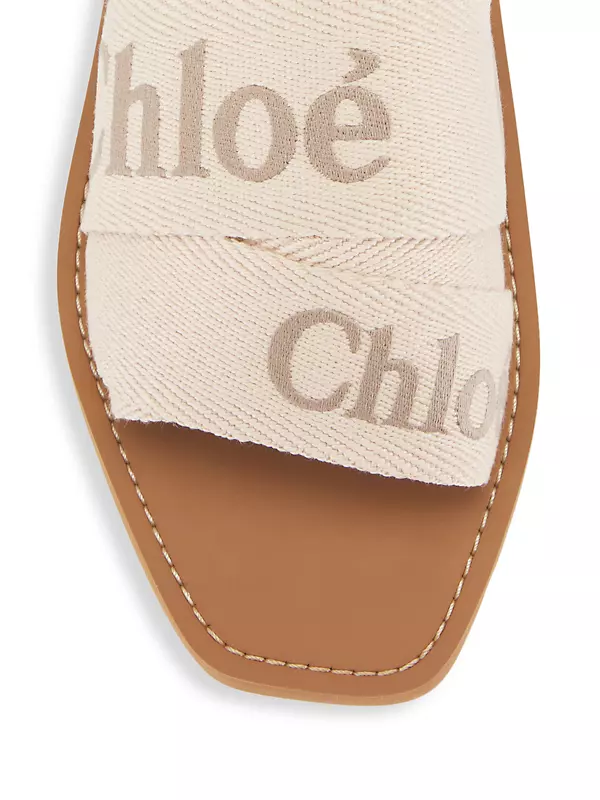 Woody Logo Slide Sandals