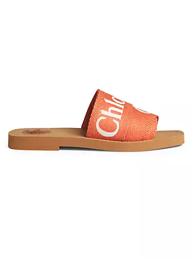 Woody Logo Slide Sandals