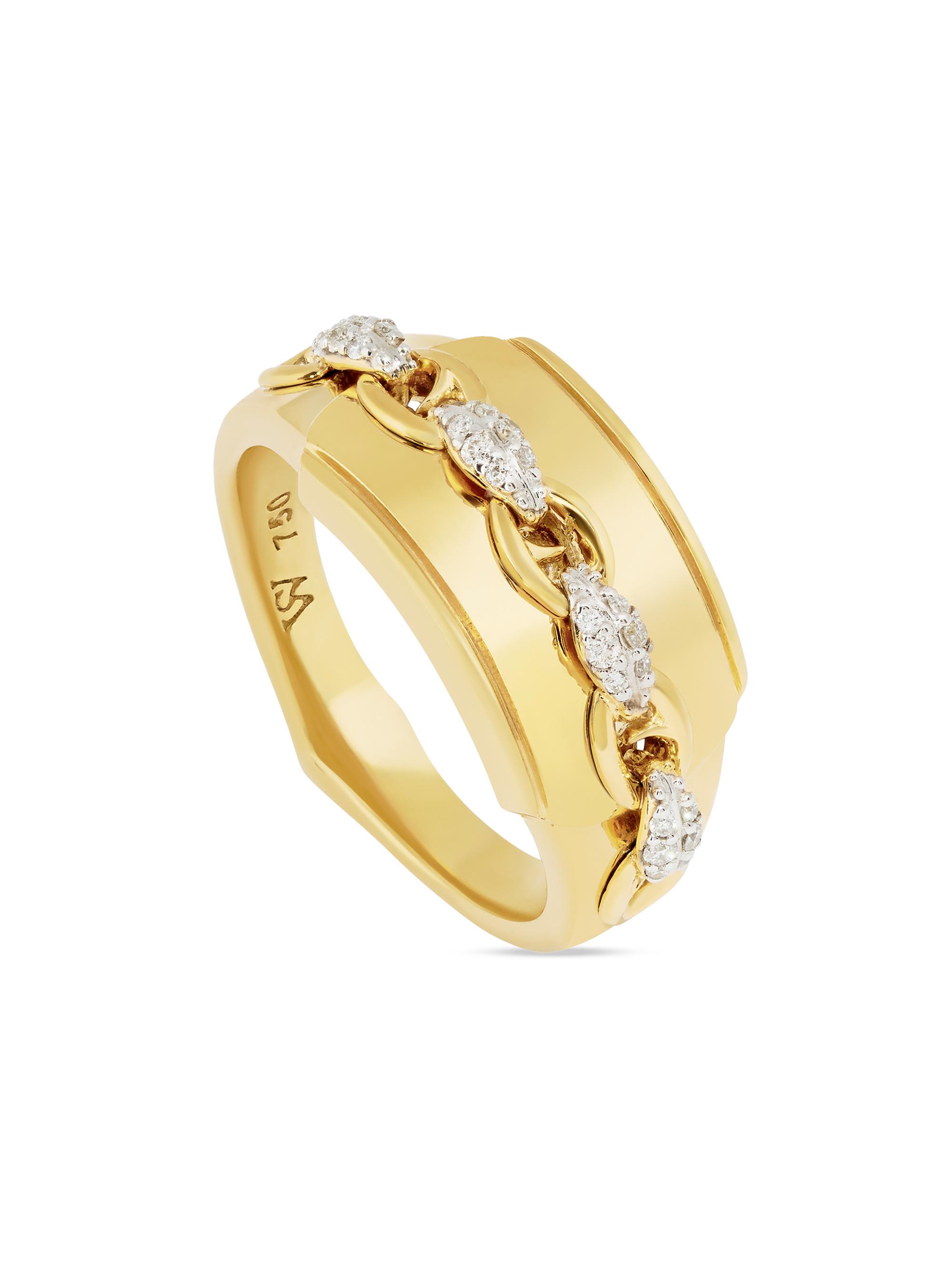 Stephen Webster Men's Blade Of Glory 1K Yellow Gold & 0.1 TCW Diamond Pinky Ring - Gold