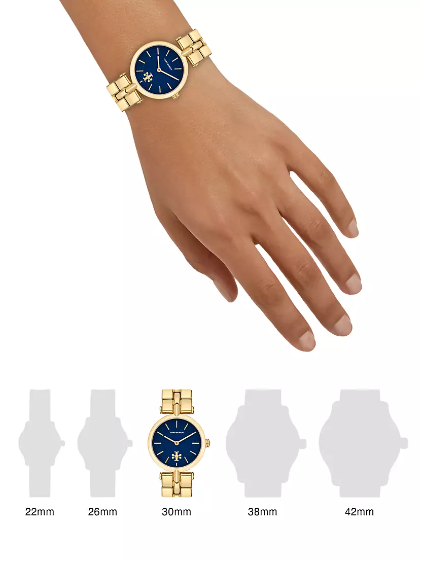 Kira Goldtone Stainless Steel Bracelet Watch