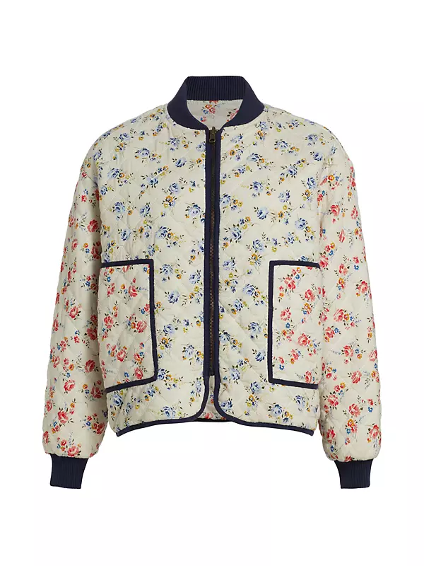 Louis Vuitton Metallic Monogram Flowers Reversible Puffer Jacket