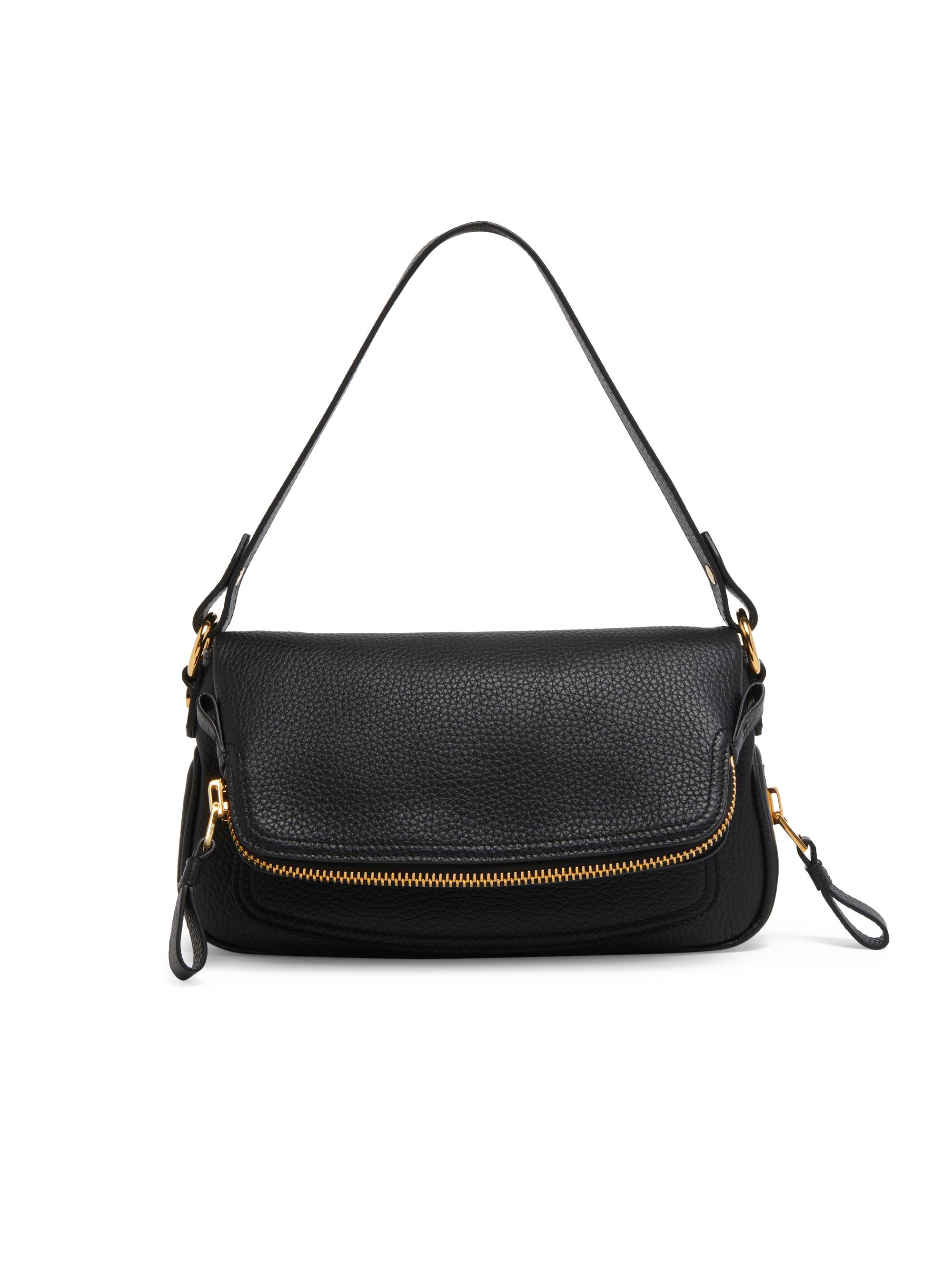 TOM FORD Small Wallis Crocodile-Embossed Leather Shoulder Bag