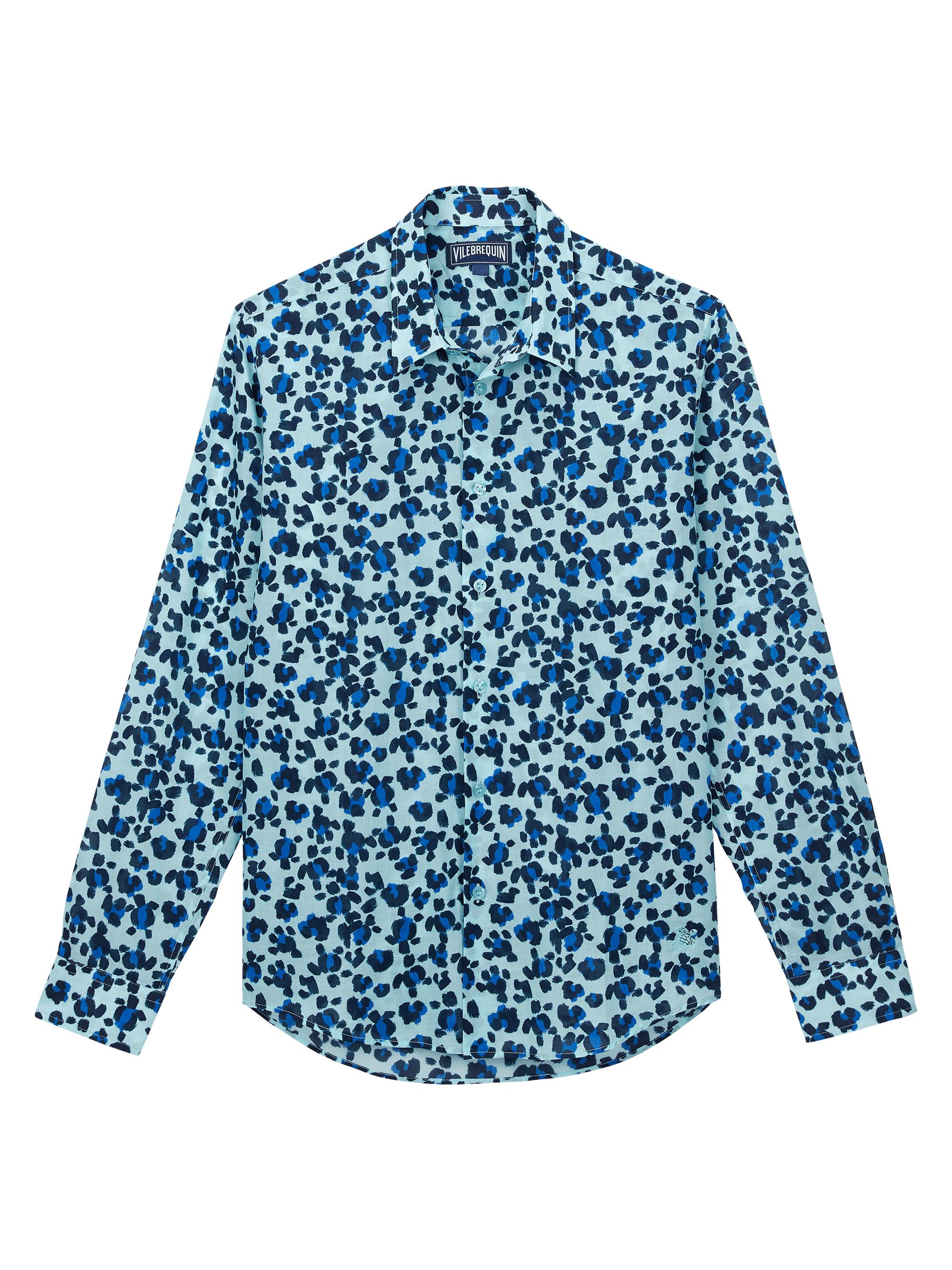 Vilebrequin Men's Leopard-Print Button-Up Shirt - Thalassa