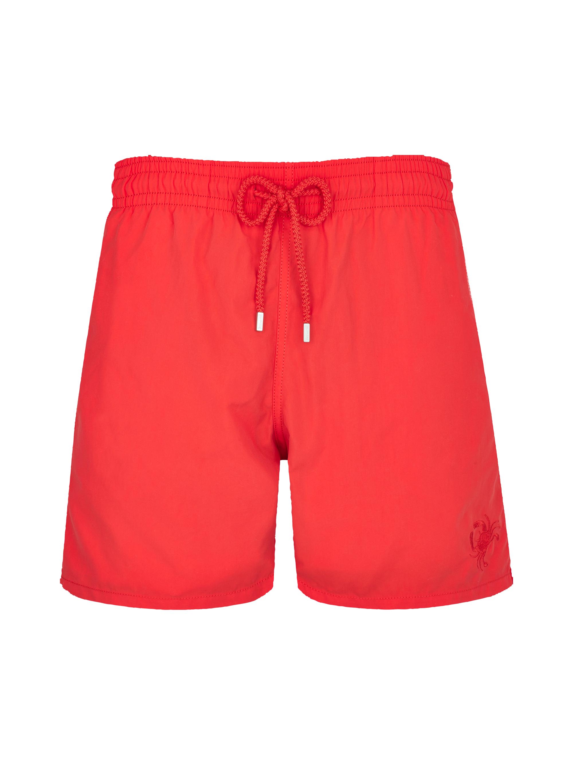 Vilebrequin Men's Aqua Crab Swim Shorts - Coquelicot