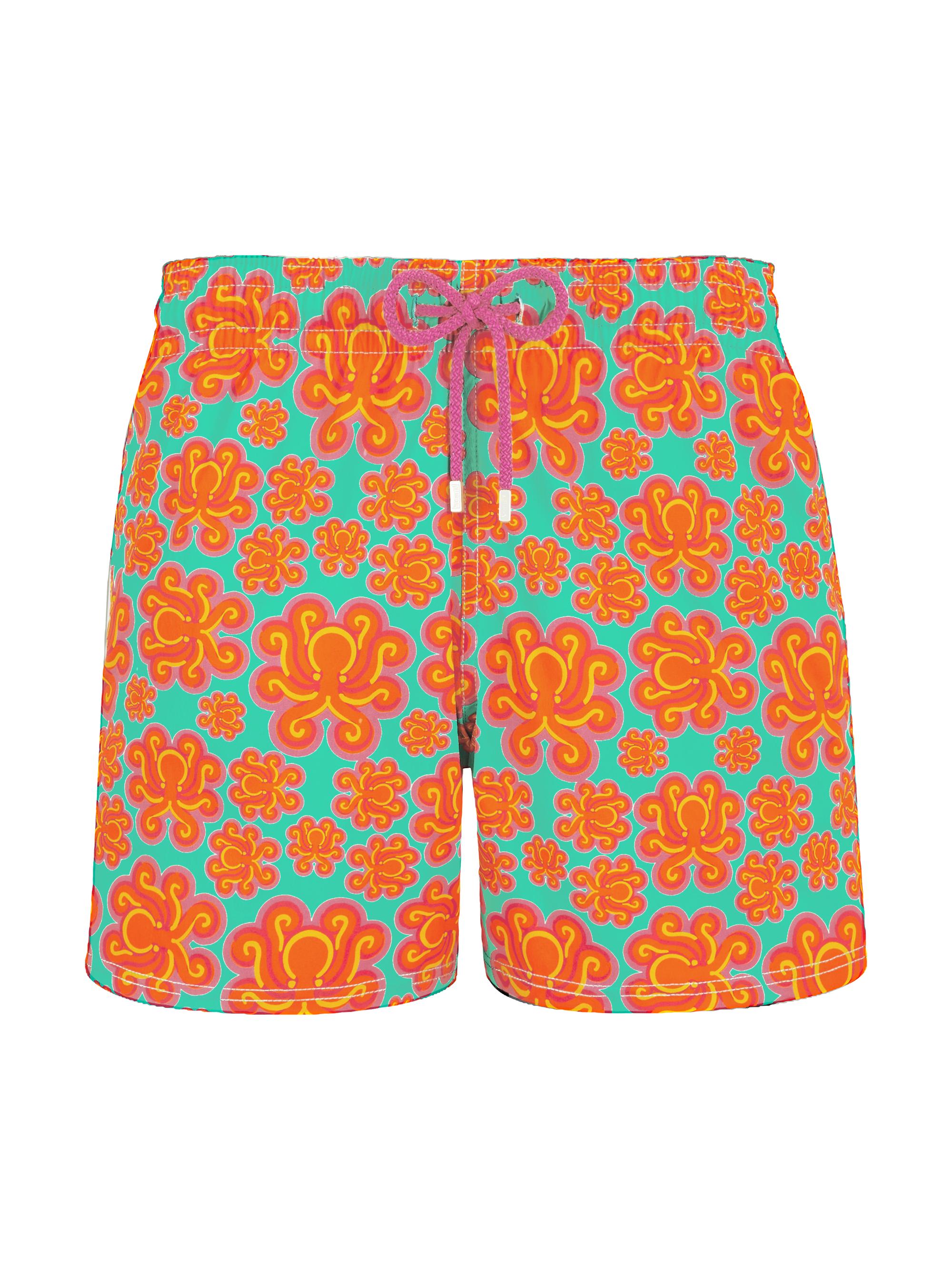 Vilebrequin Men's Poulpes Neon Swim Shorts - Vert Trope