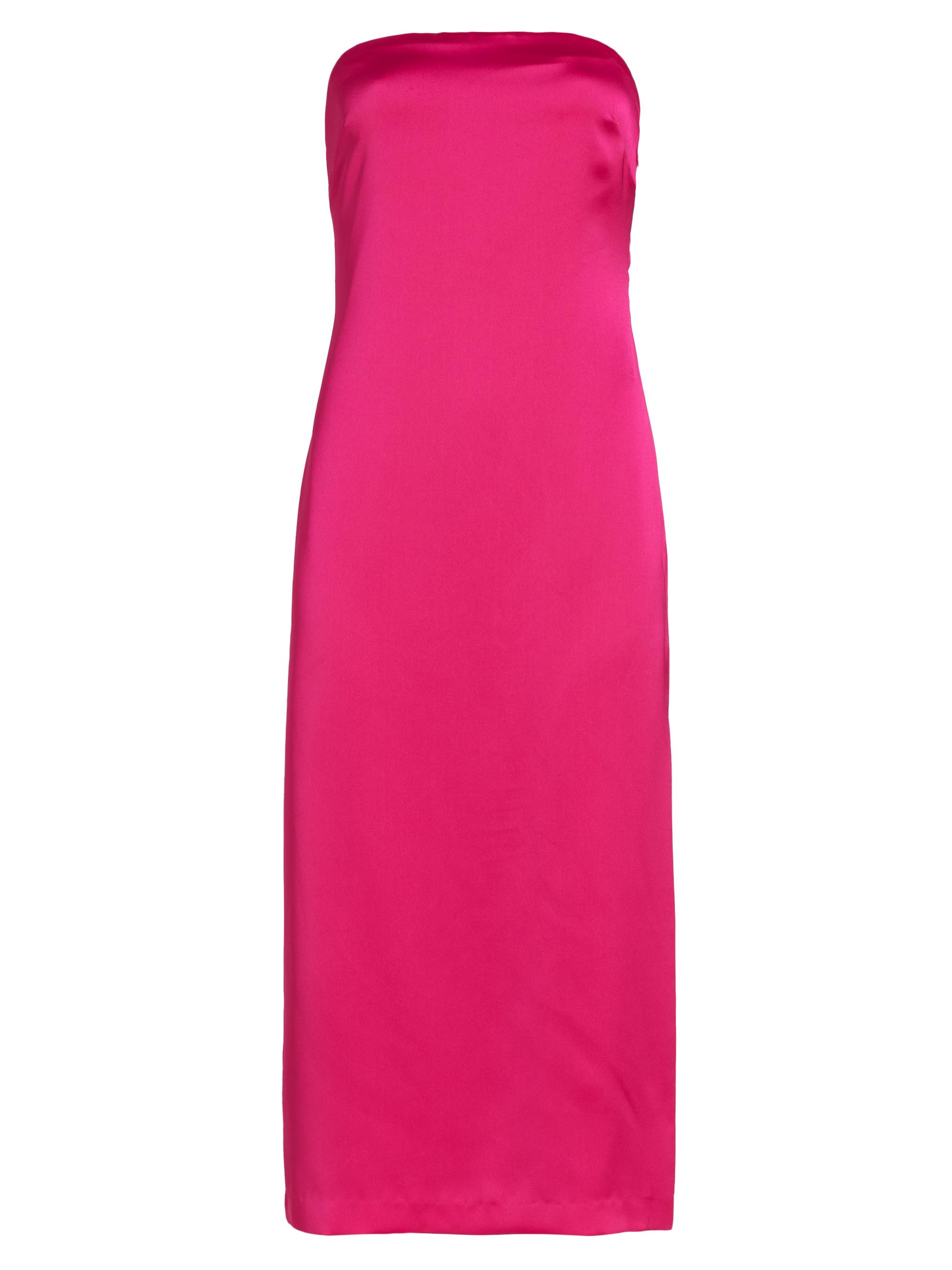 Ramy Brook Women's Lisa Strapless Satin Midi-Dress - Paradise Pink