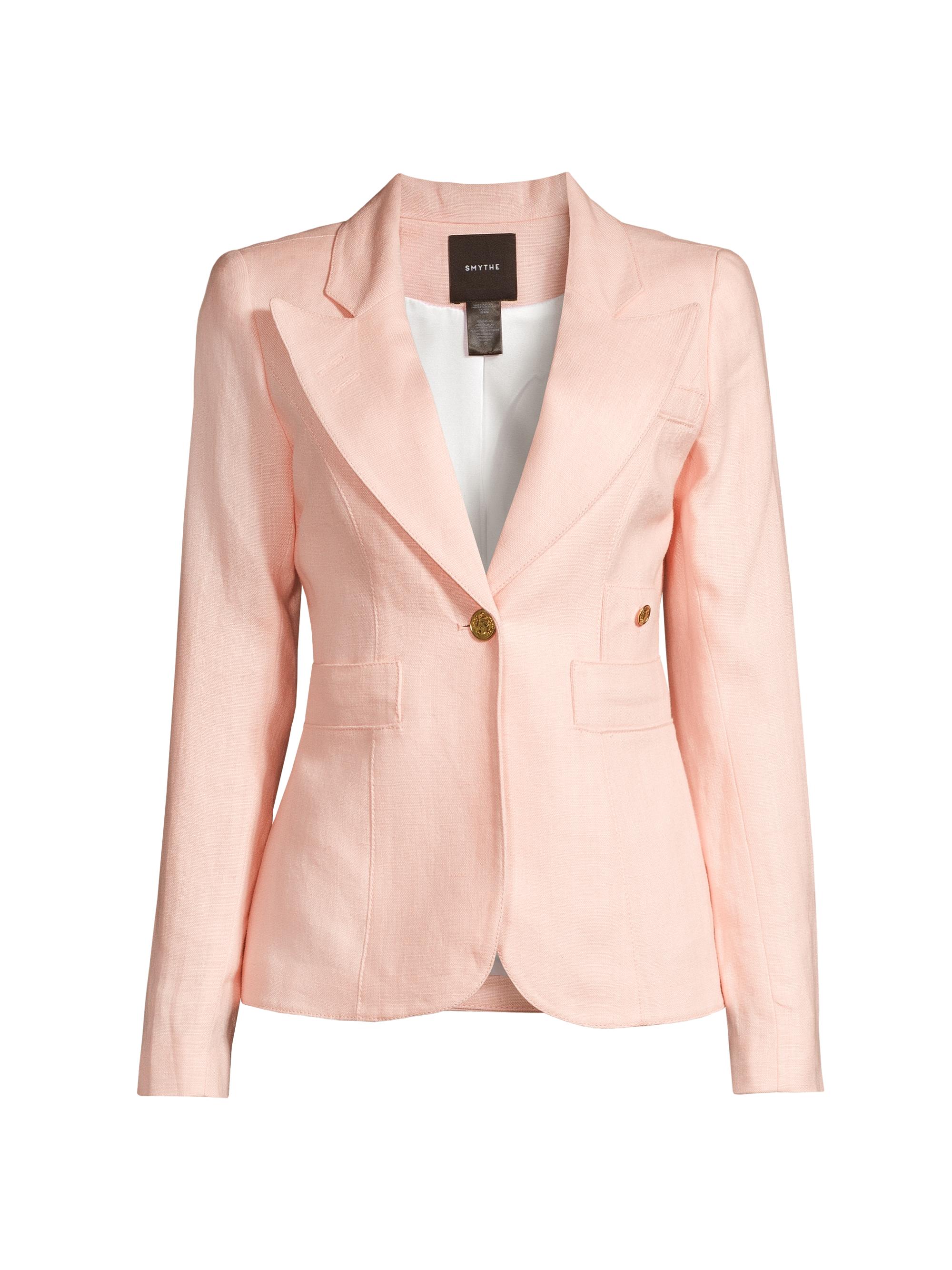 Smythe Women's Duchess Linen Blazer - Ballet