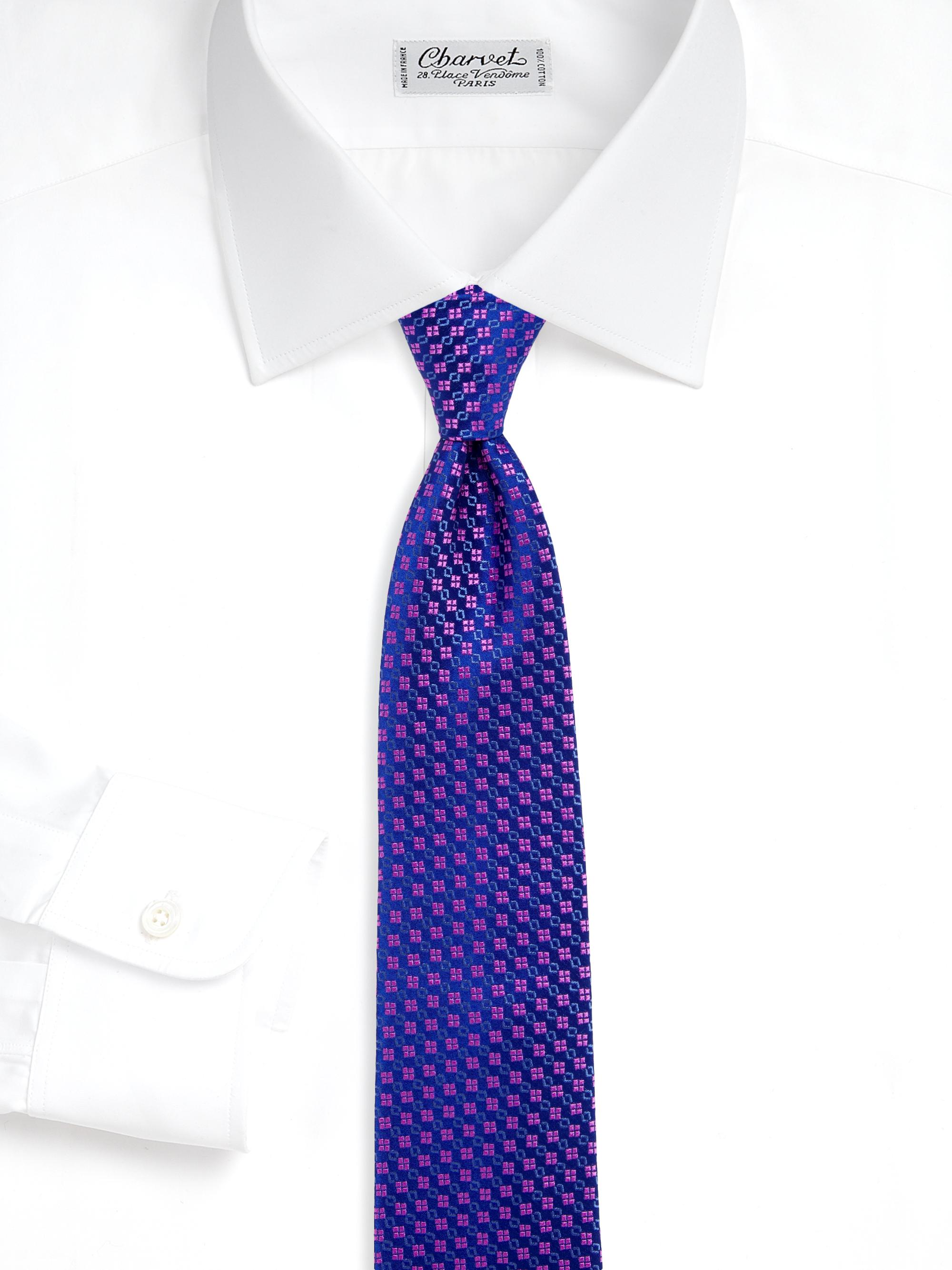 Charvet Diagonal Stripe Silk Jacquard Tie Saks Fifth Avenue