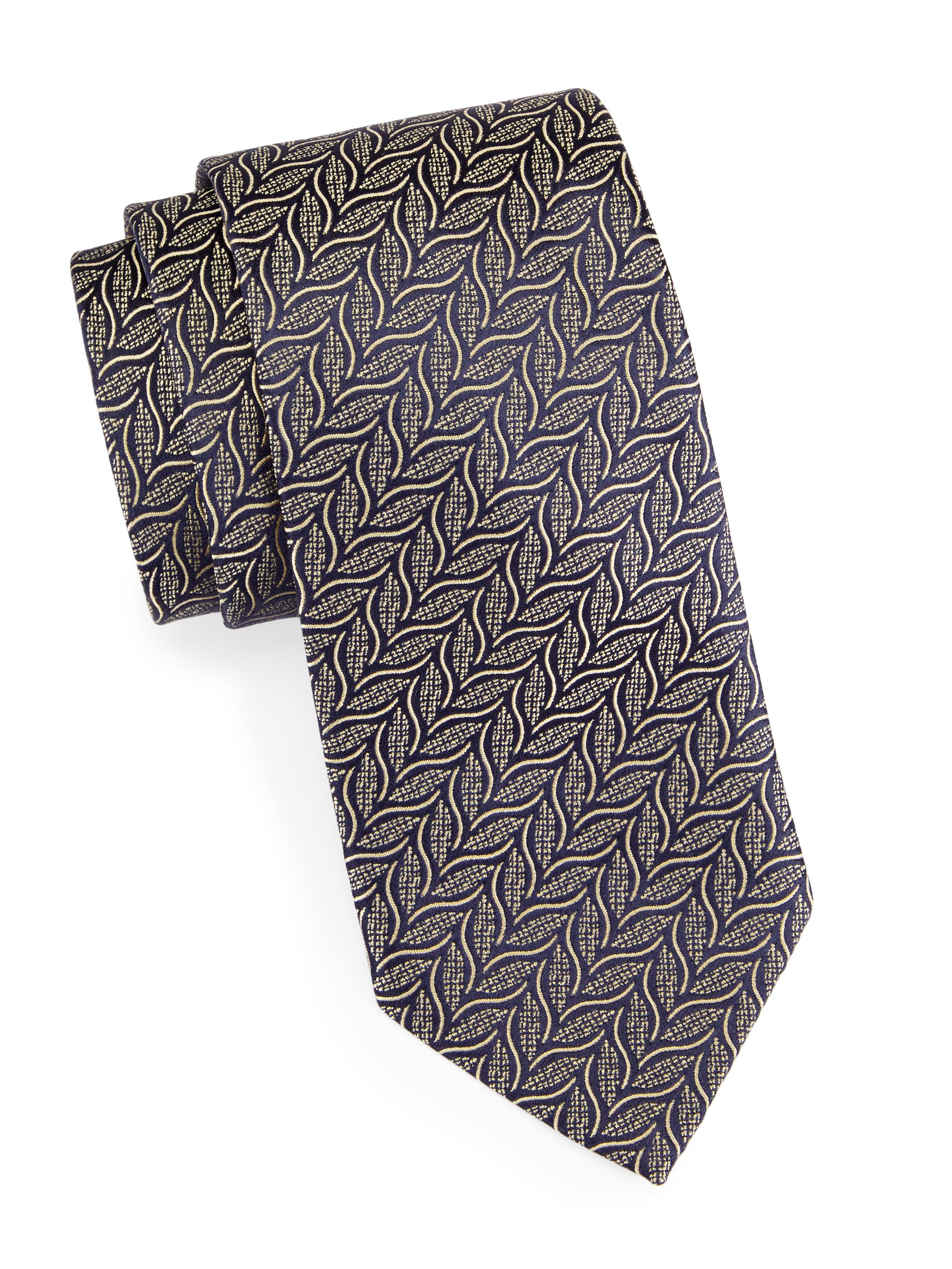 Charvet Vine Jacquard Silk Tie | Saks Fifth Avenue