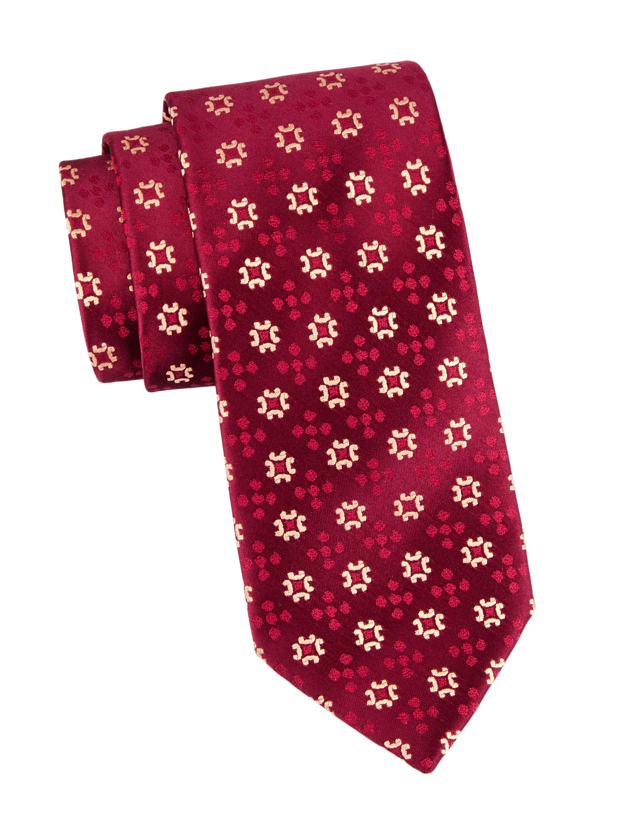 Charvet Medallion Silk Tie | Saks Fifth Avenue
