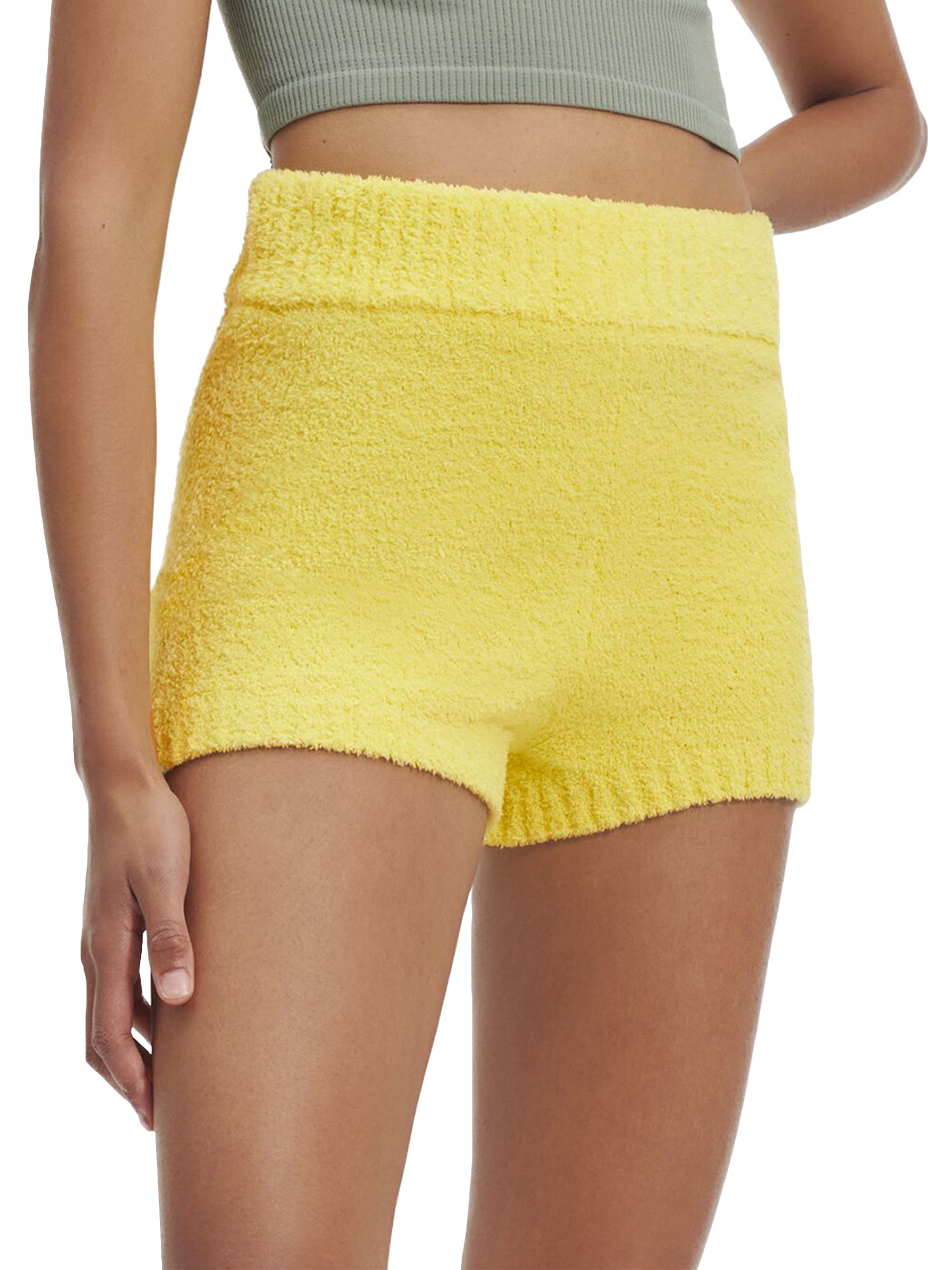 UGG Women's Finola Cozy Knit Shorts - Pale Lily