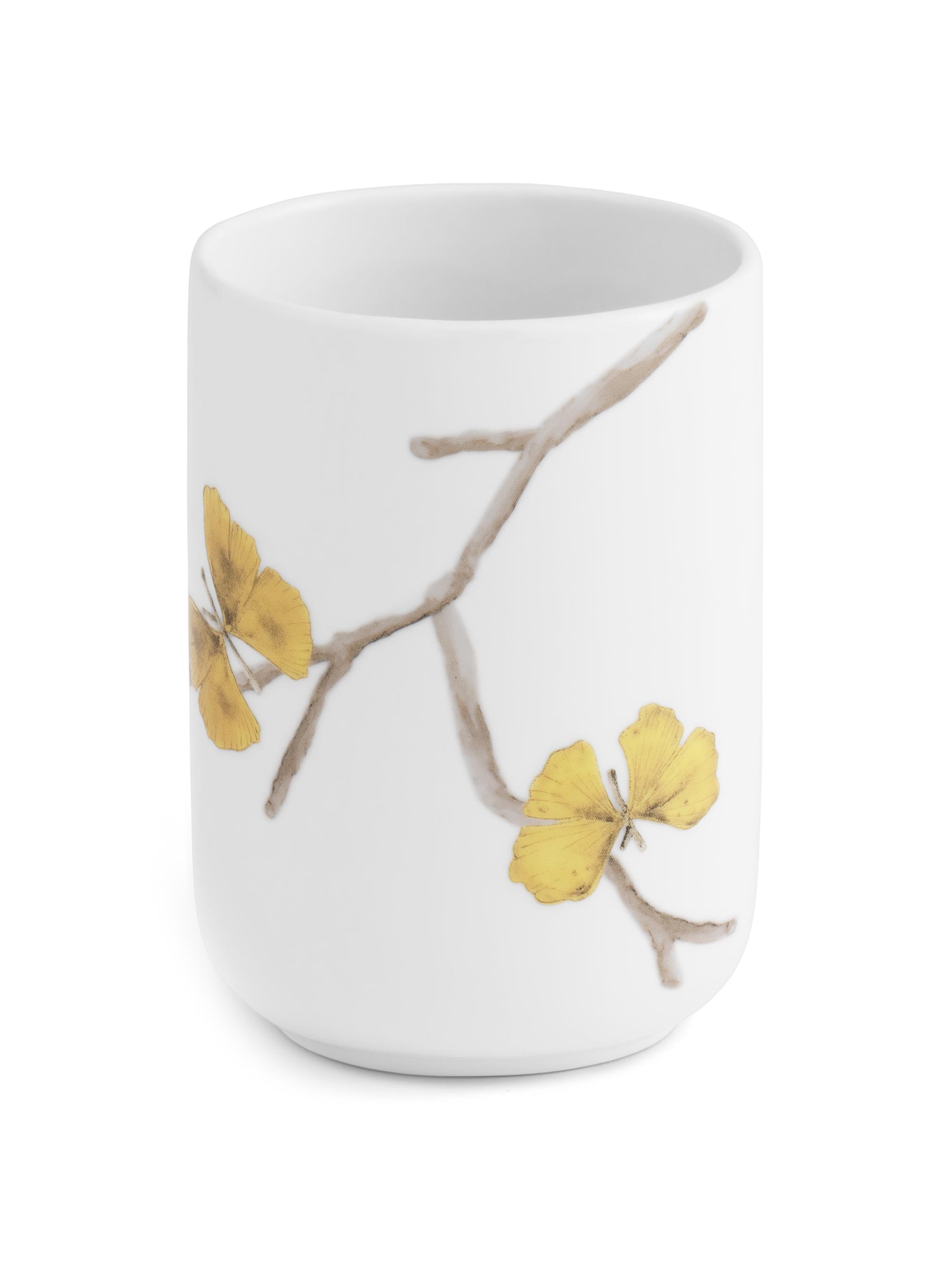 Michael Aram Butterfly Ginkgo Porcelain Toothbrush Holder