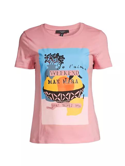 Shop Weekend Max Mara Chopin St. Tropez Graphic T-Shirt | Saks