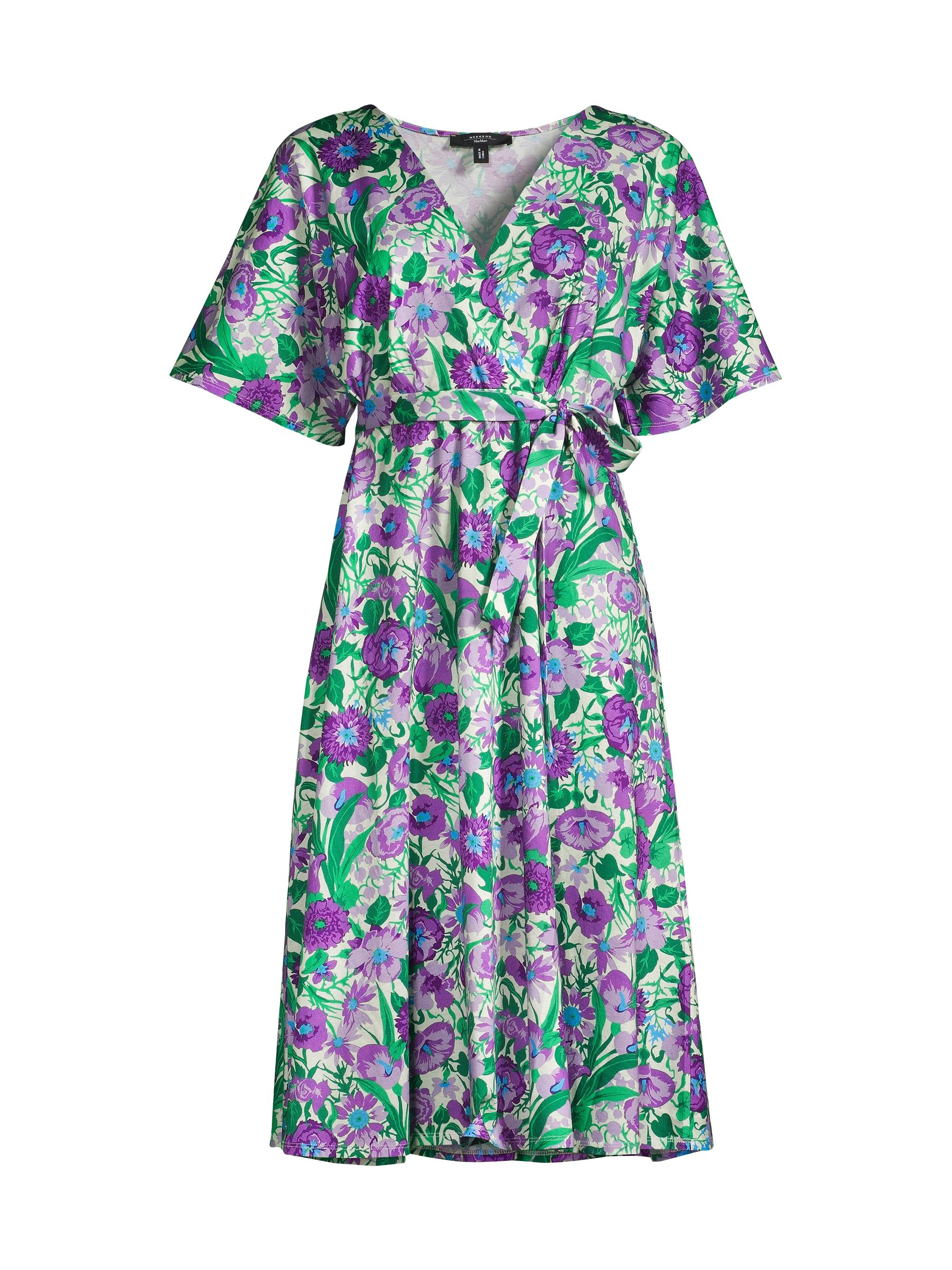 Weekend Max Mara Women's Dizzy Floral Wrap Midi-Dress - Lilac