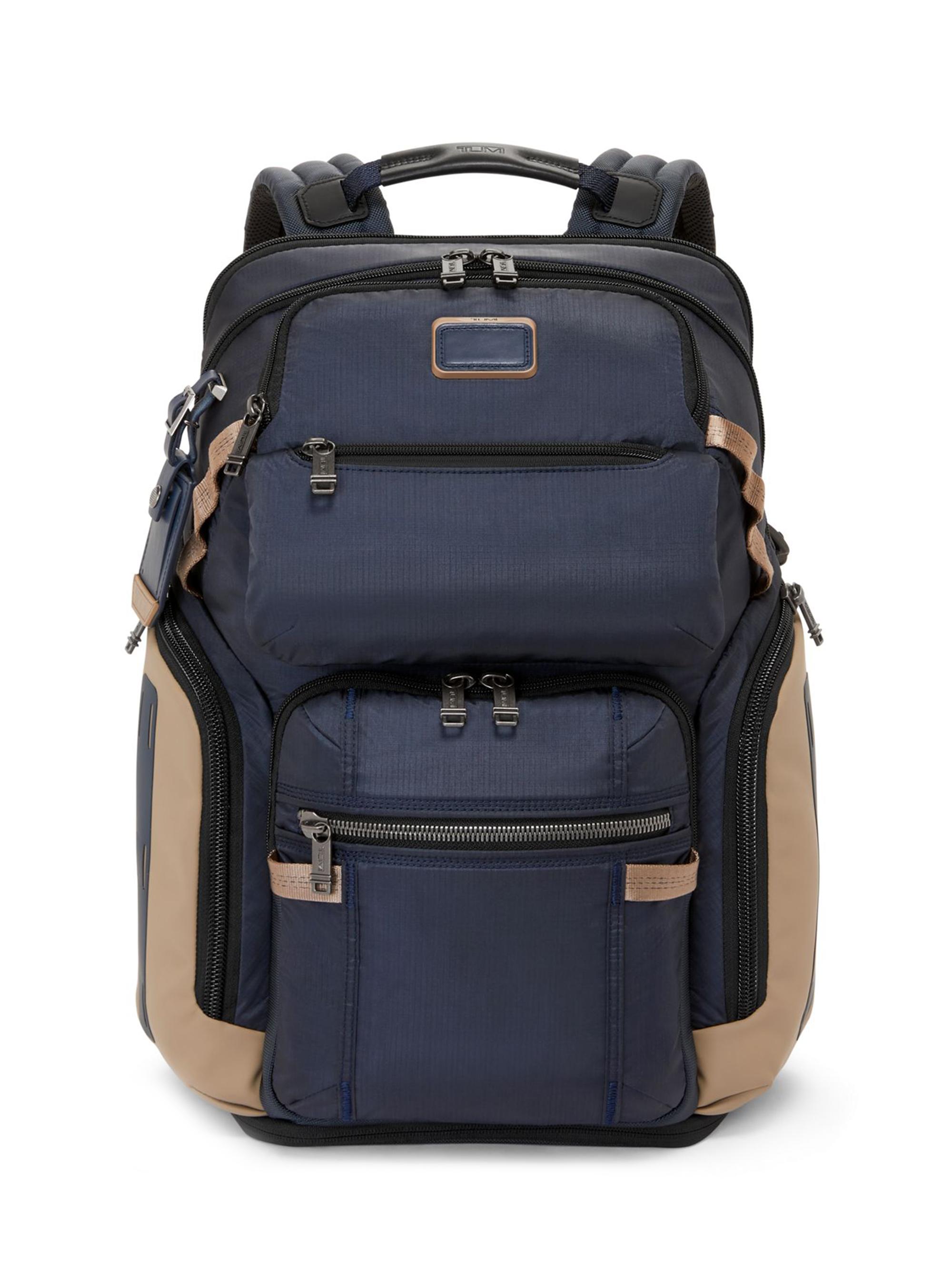 TUMI Men's Alpha Bravo Nomadic Backpack - Midnight Navy Khaki