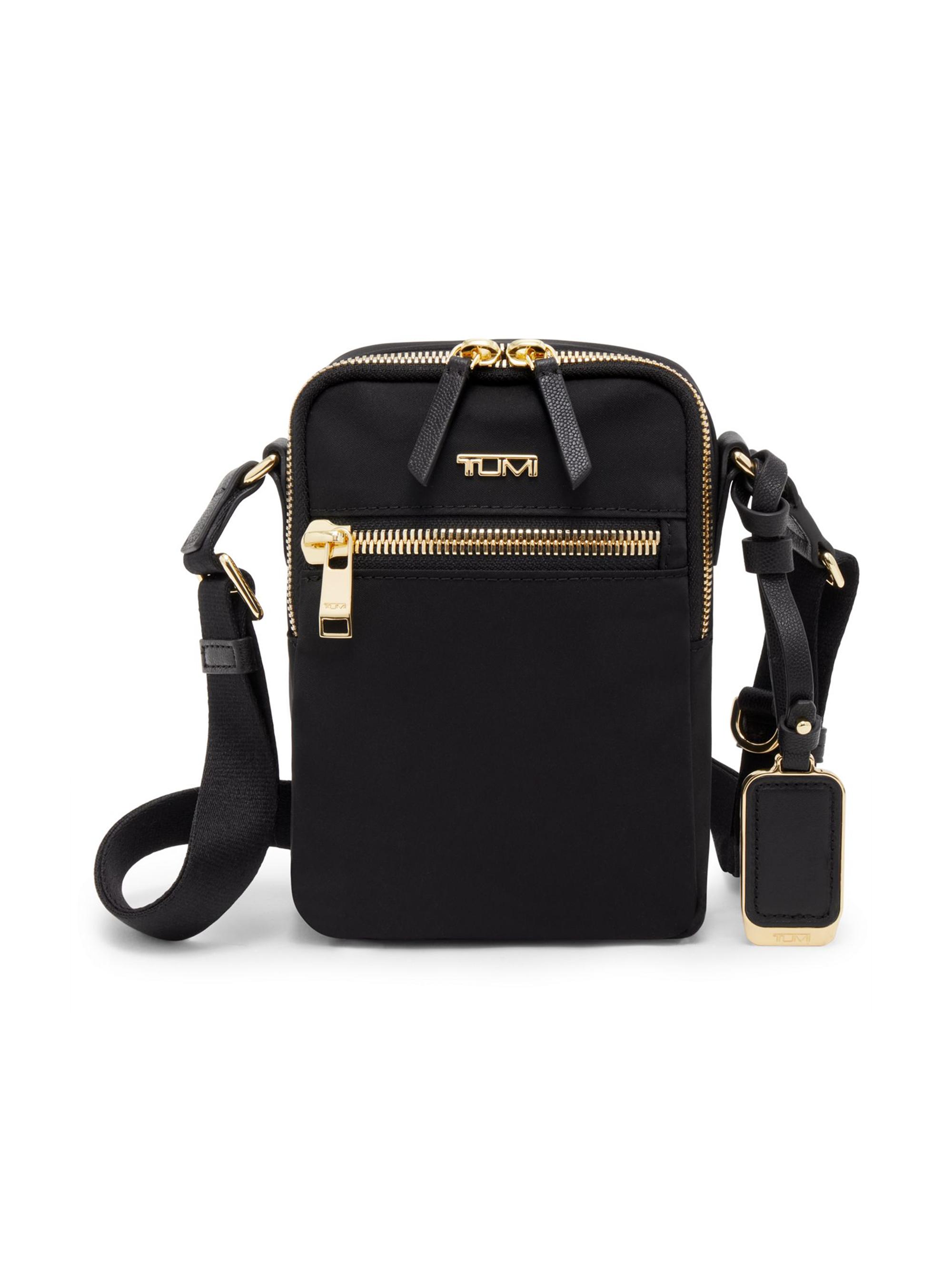 TUMI Men's Voyageur Persia Crossbody - Black Gold