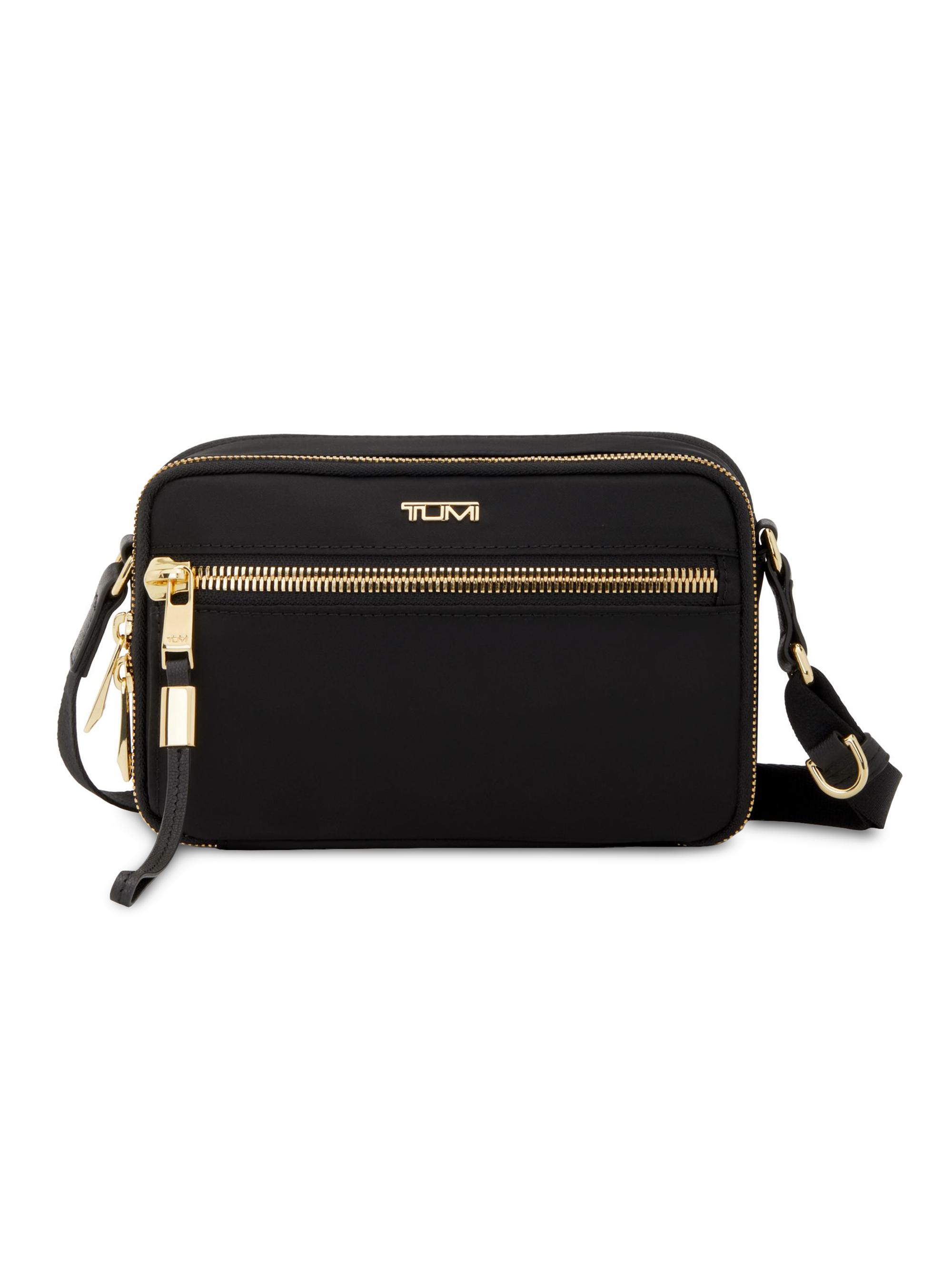 TUMI Men's Voyageur Langley Crossbody - Black Gold