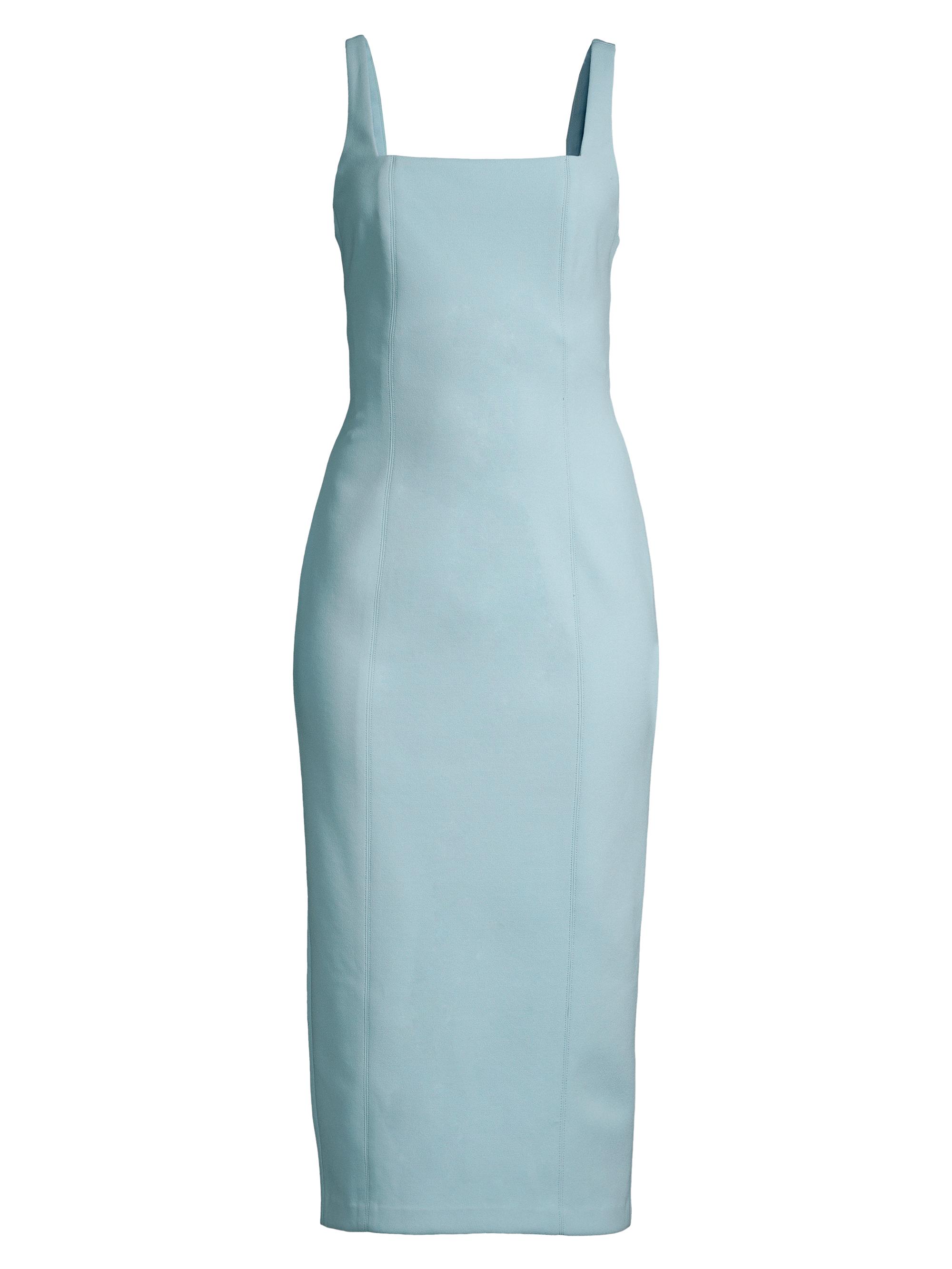 Misha Women's Lumière Beck Square Neck Midi-Dress - Skyblue