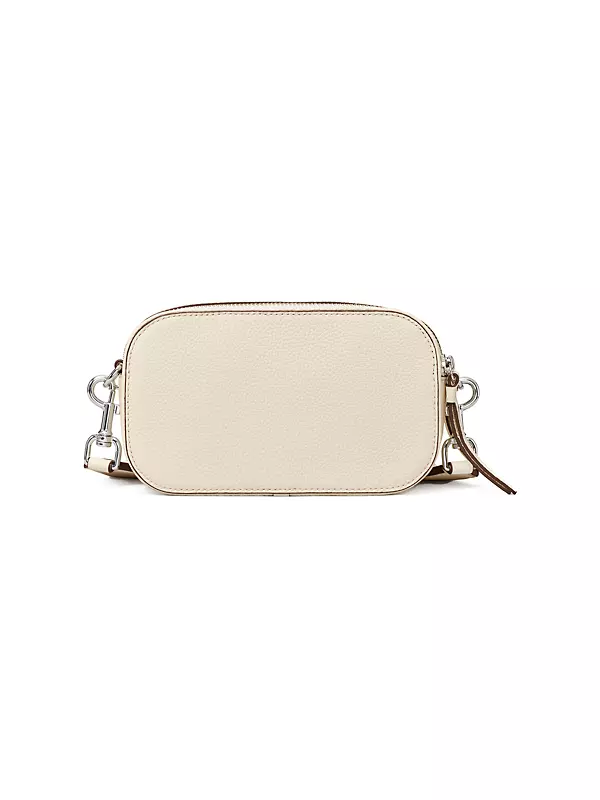 Leather mini bag Tory Burch White in Leather - 31976430