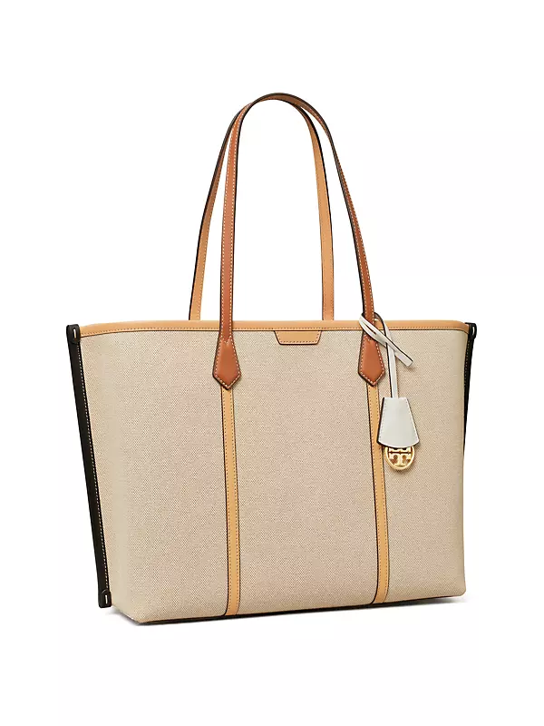 Tory Burch Small Perry Patent Triple-Compartment Tote