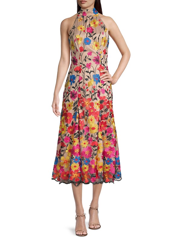 Penelope Multi Neck Tie Dress Penelope Multi Neck Tie Dress