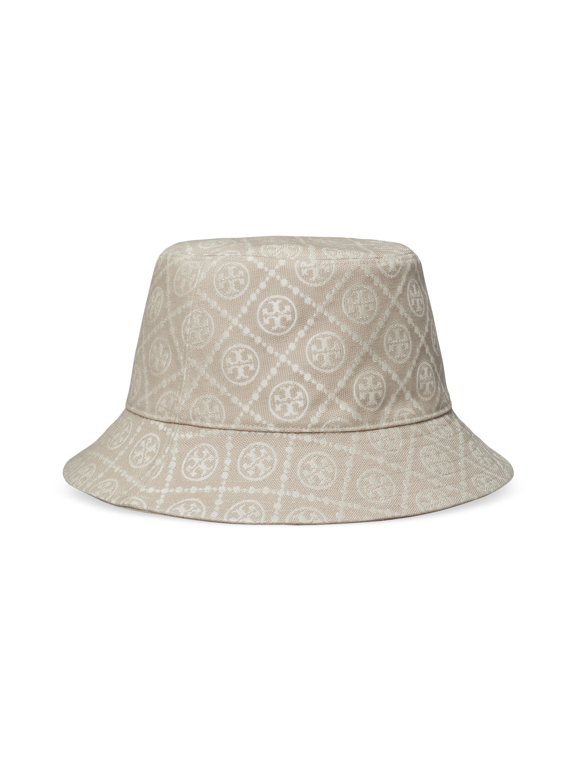 Tory Burch Women's Monogrammed Reversible Bucket Hat - White