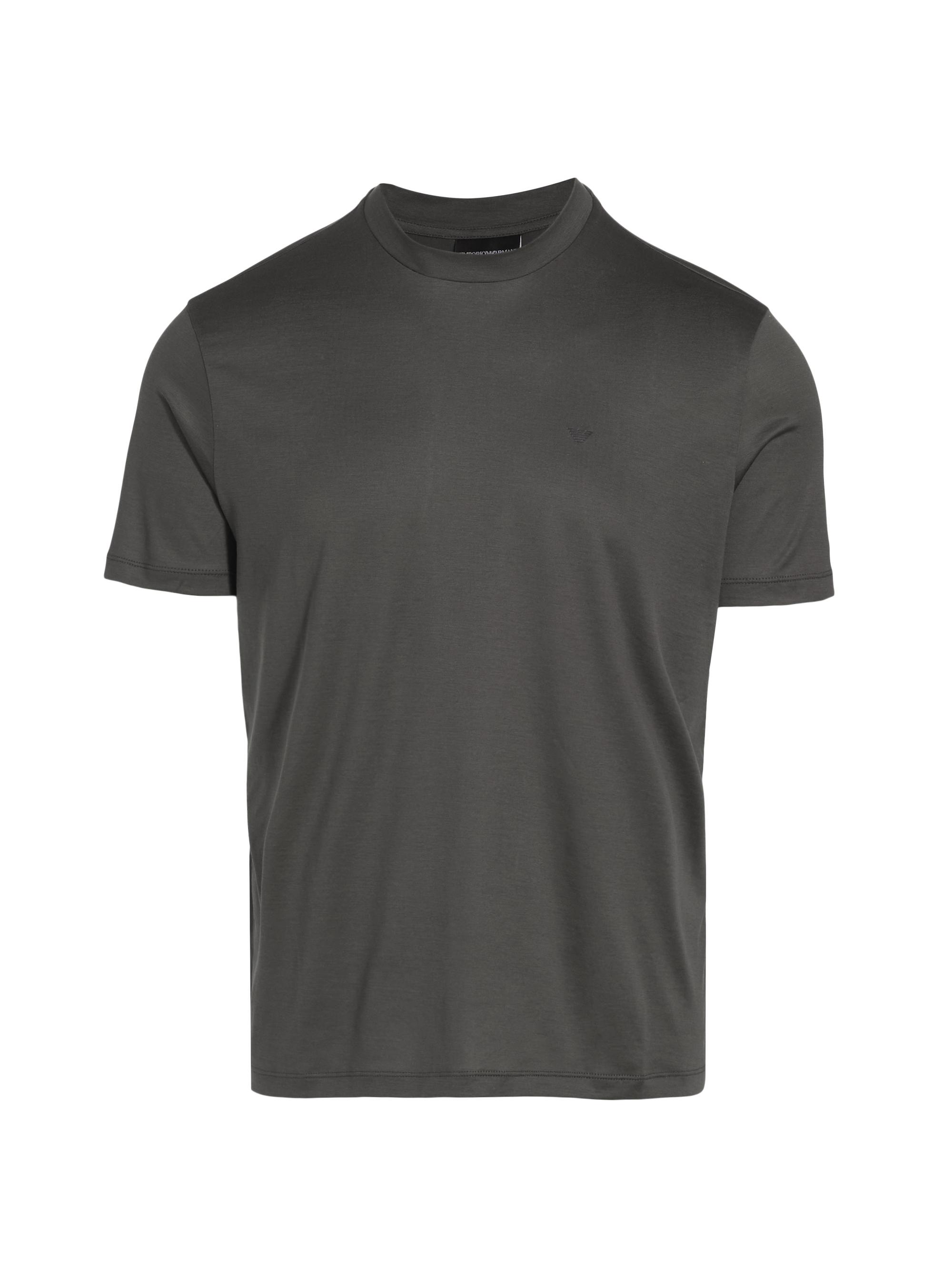 Emporio Armani Men's Basic Crewneck T-Shirt - Grey