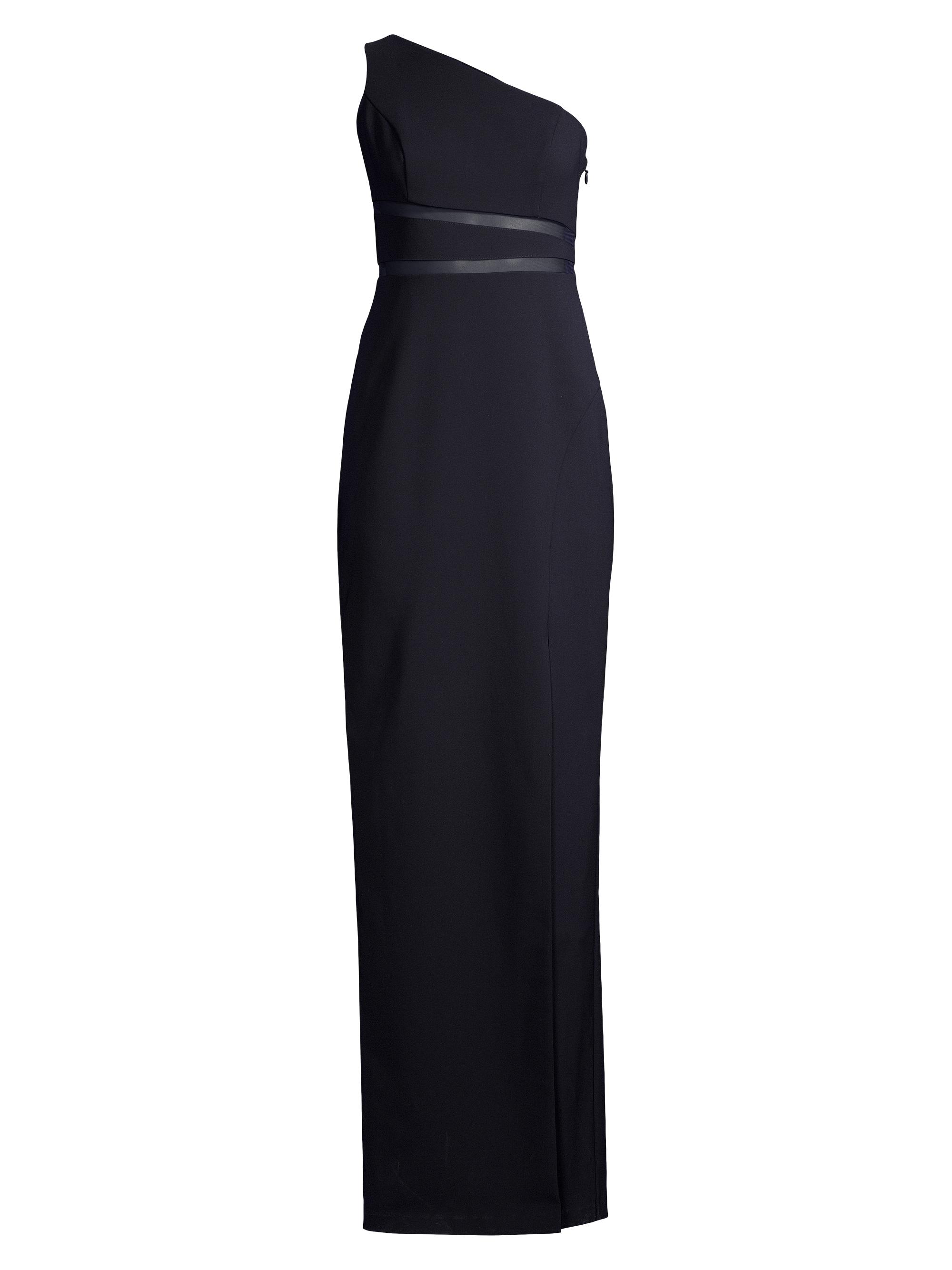 Liv Foster Women's Asymmetric Crepe Gown - Twilight