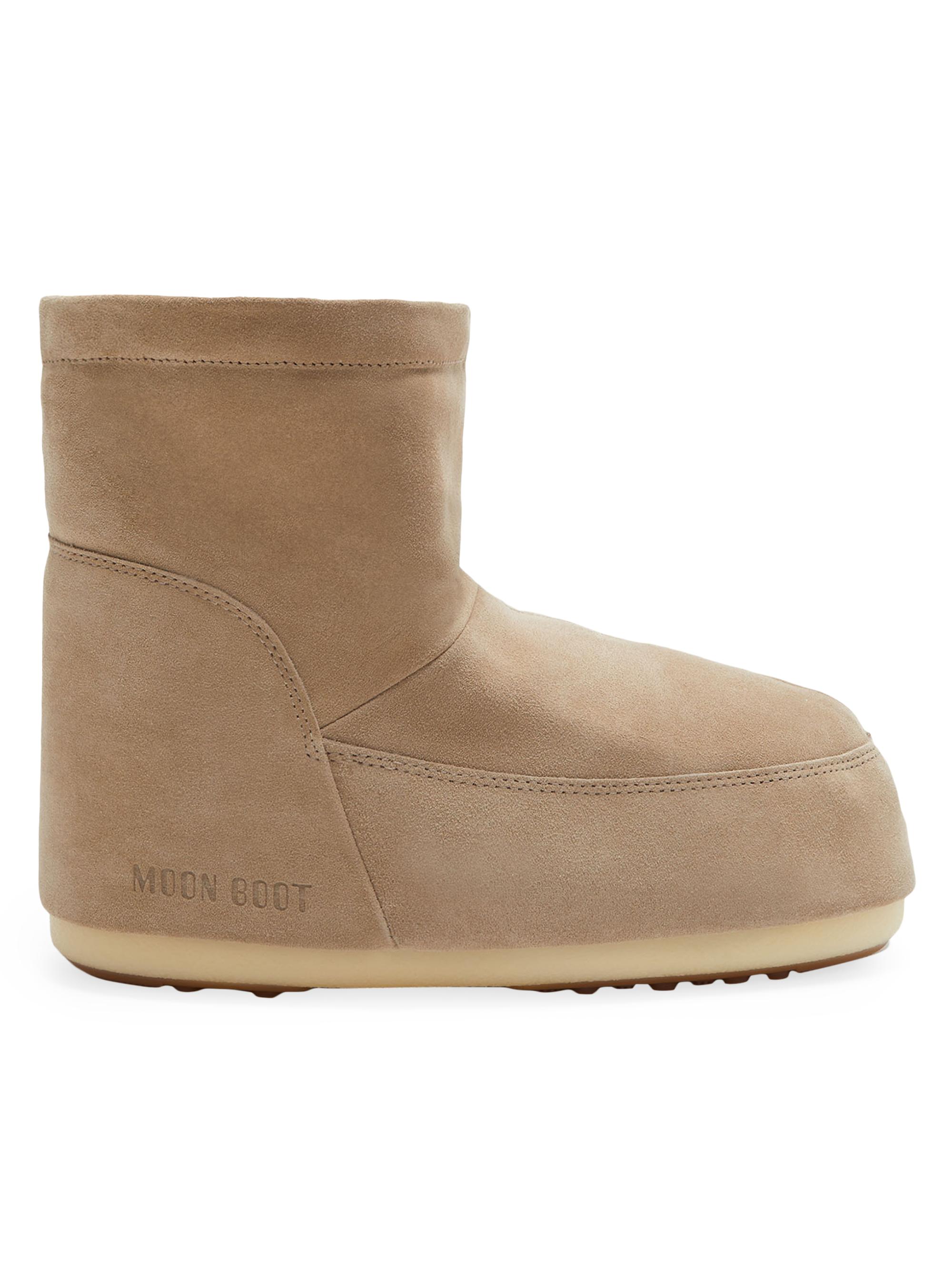 Moon Boot Men's Unisex  Icon Suede Boots - Sand