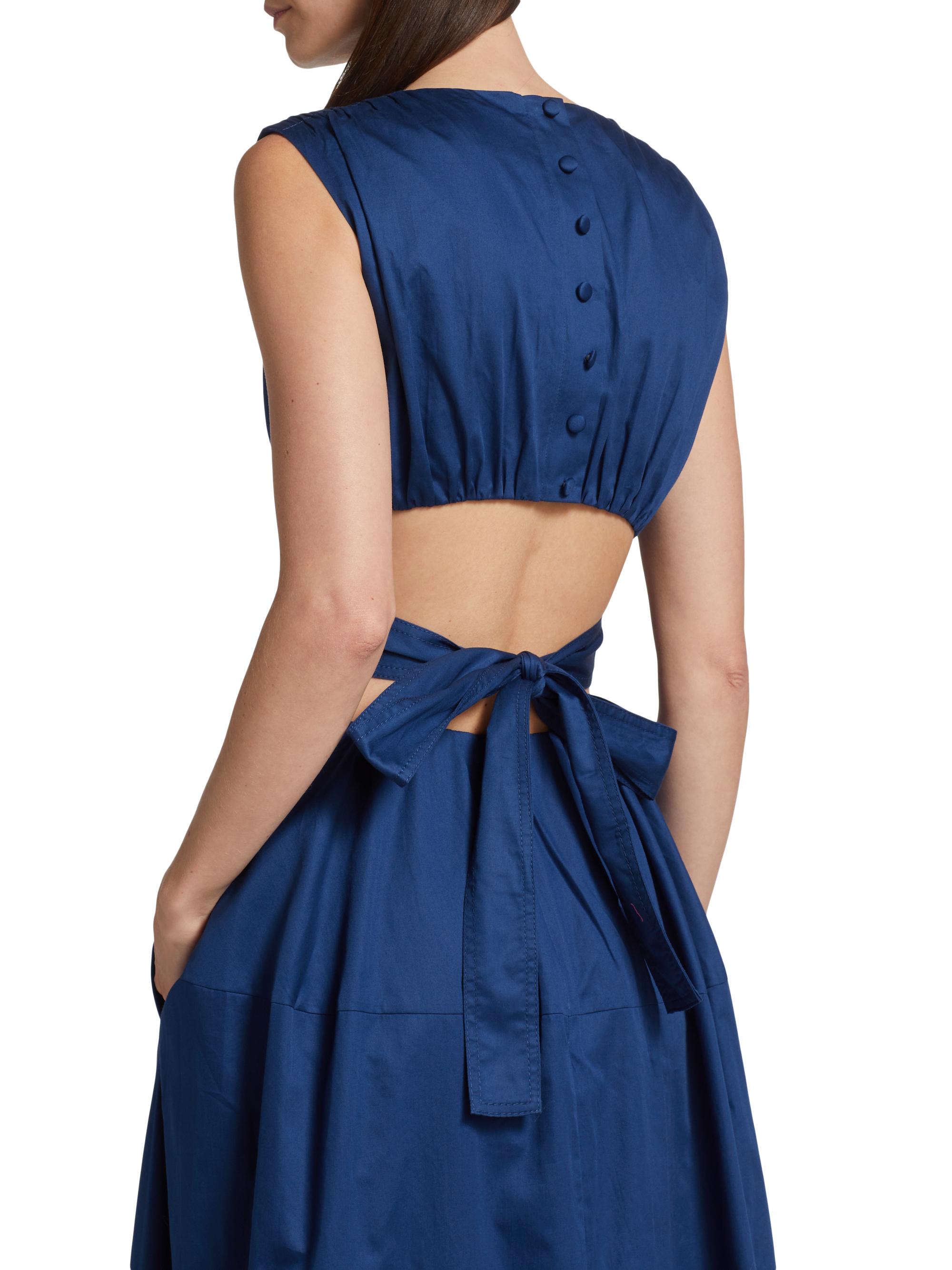 Aje Zorina Tie-Waist Midi-Dress | Saks Fifth Avenue