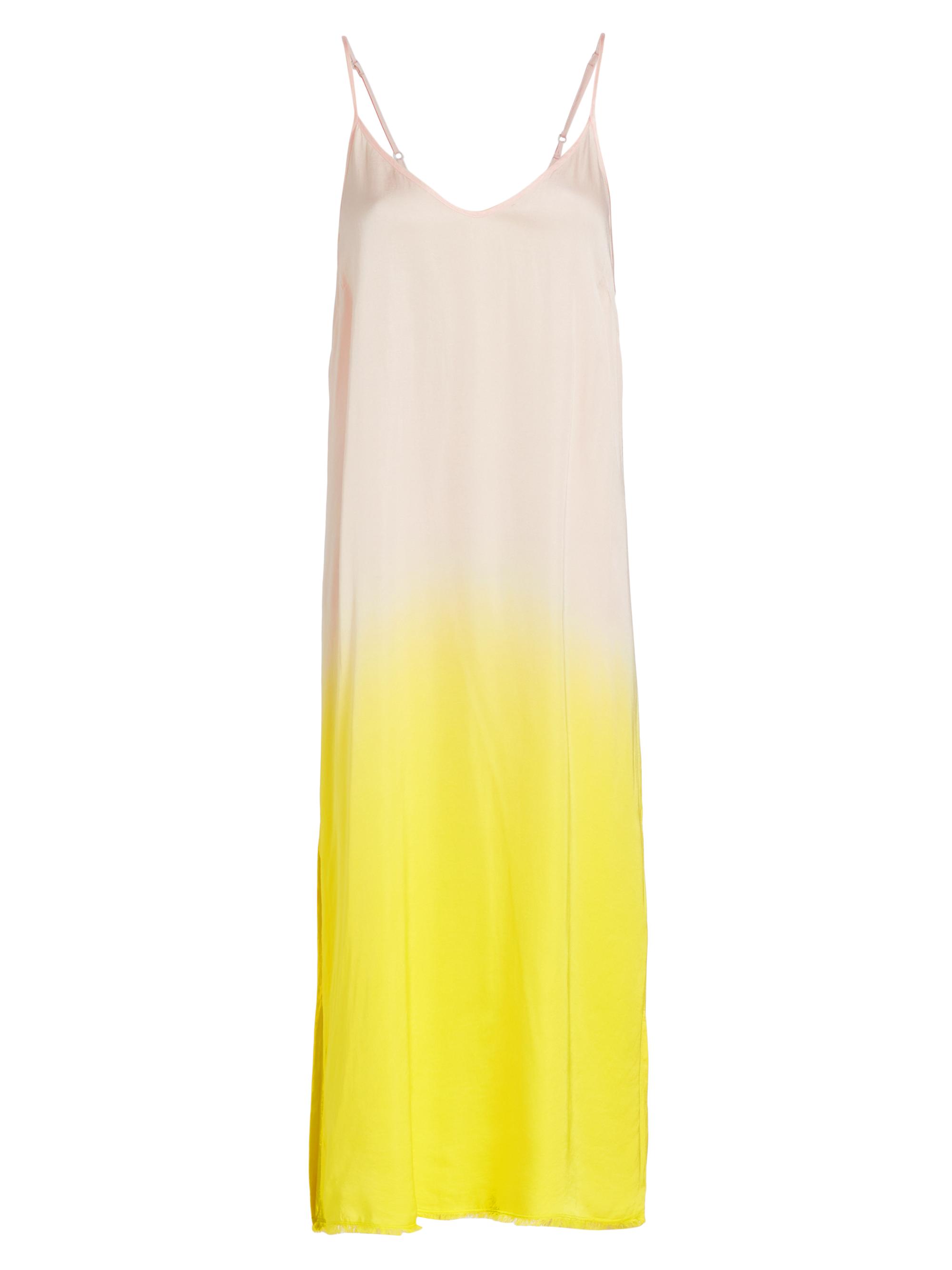 Raquel Allegra Women's Split Ombré Midi-Dress - Pale Rose