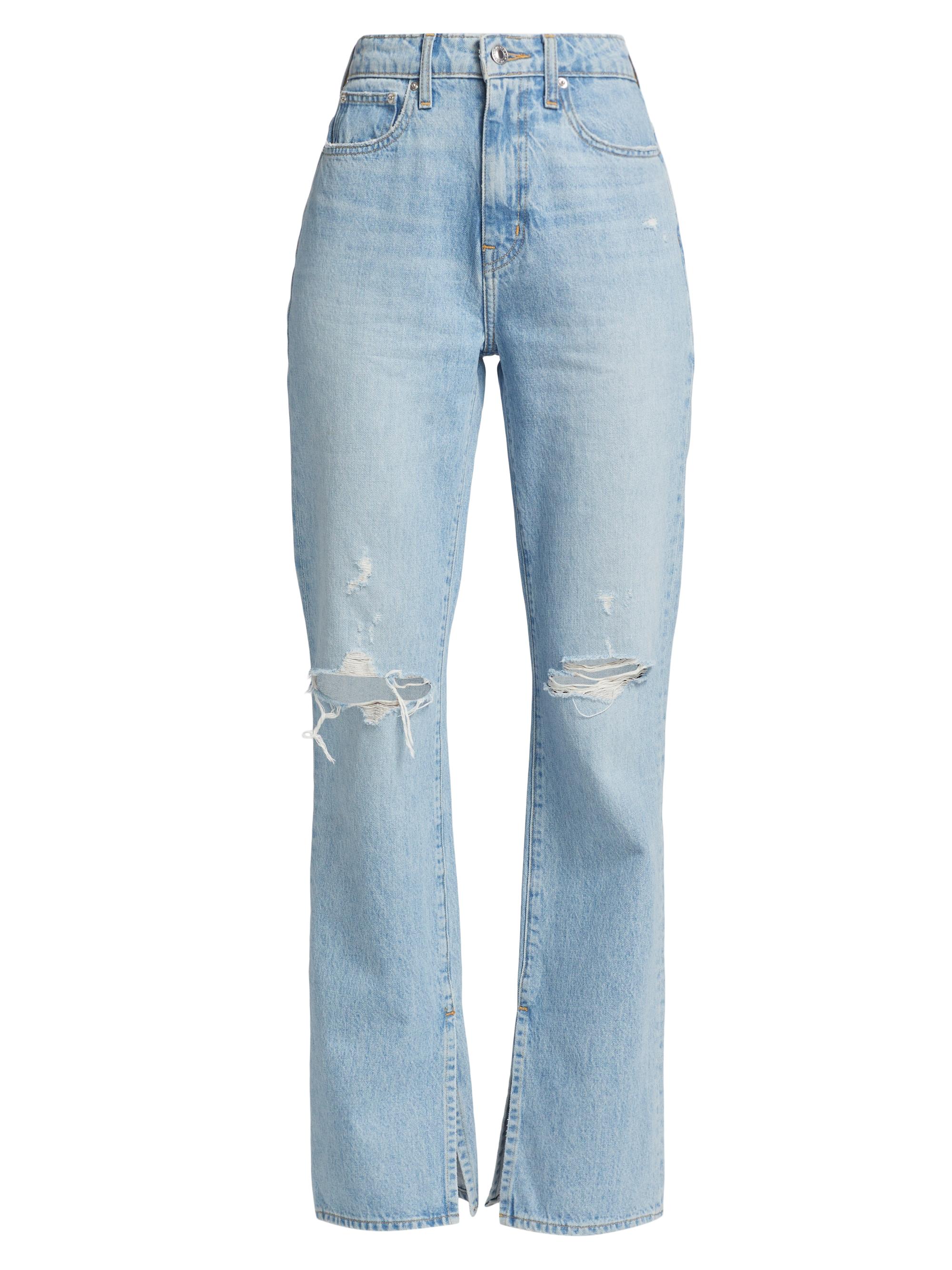 Derek Lam 10 Crosby Women's Frankie Ultra High-Rise Straight-Leg Jeans - Bowery