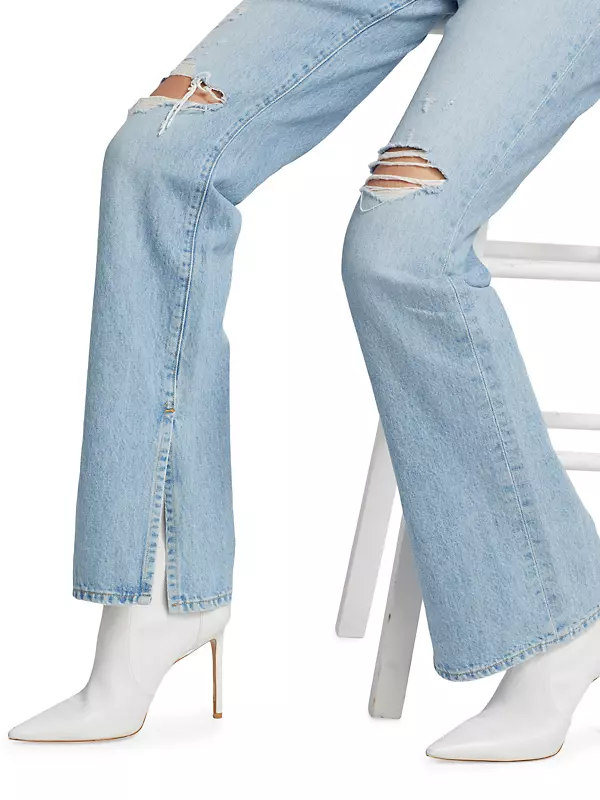 Frankie Ultra High Rise Straight Leg Jeans