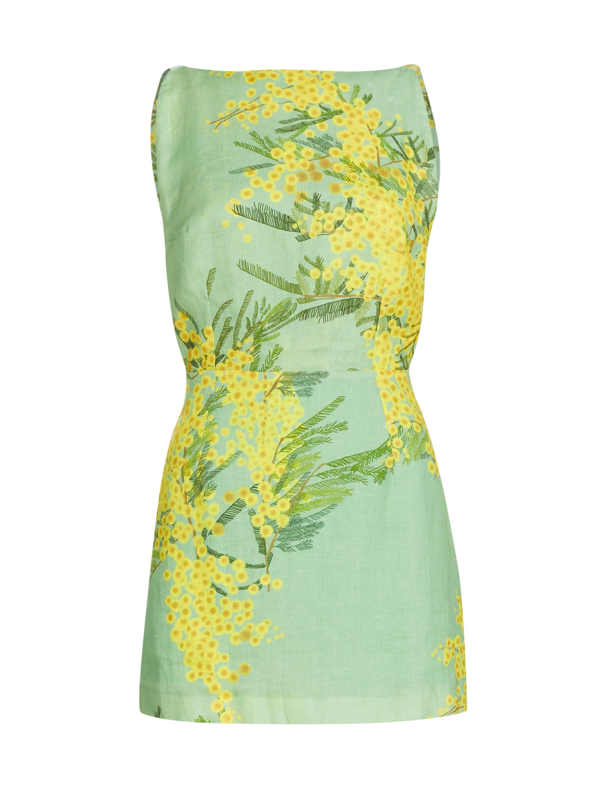 Bernadette Kimberly Floral Linen Minidress | Saks Fifth Avenue