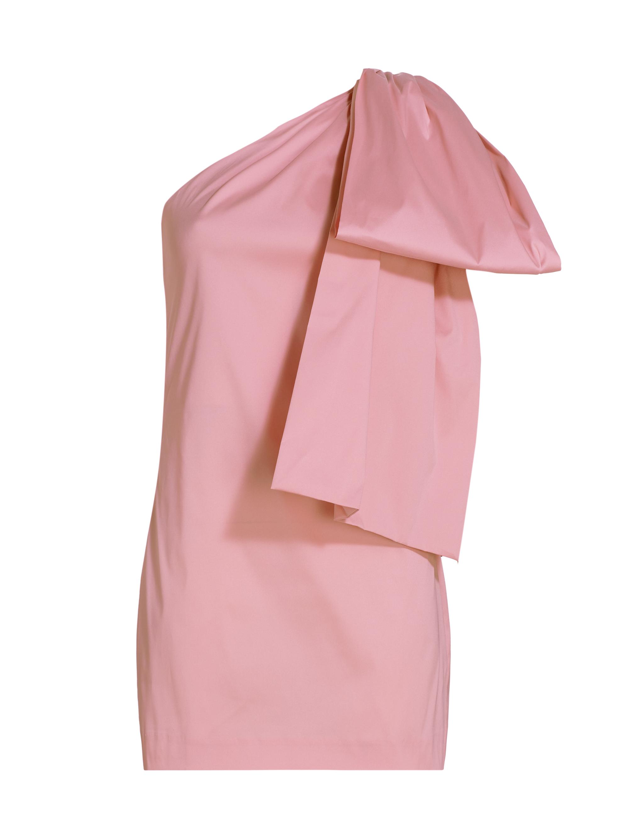 Bernadette Women's Josselin Taffeta Bow Minidress - Warm Pink