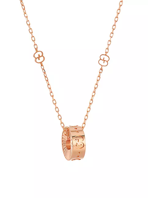 Icon 18 K Gold Necklace in Gold - Gucci