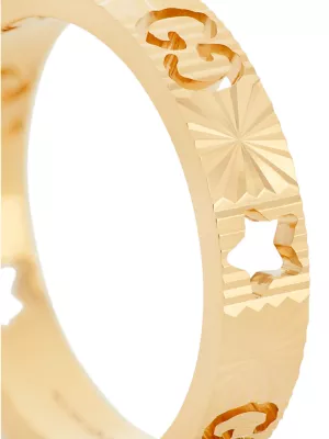 Icon 18kt white gold ring